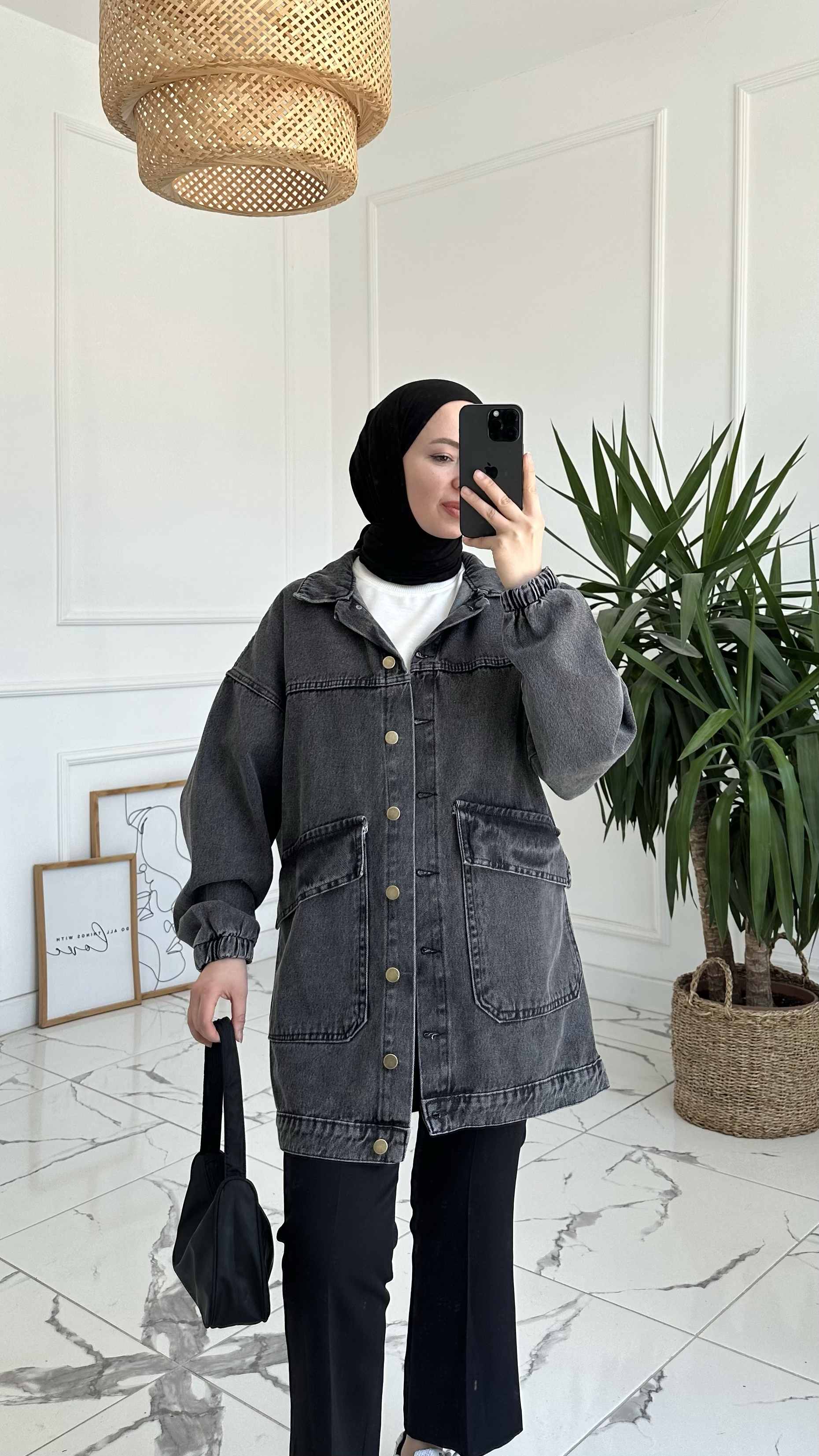 Arel Siyah Kot Ceket