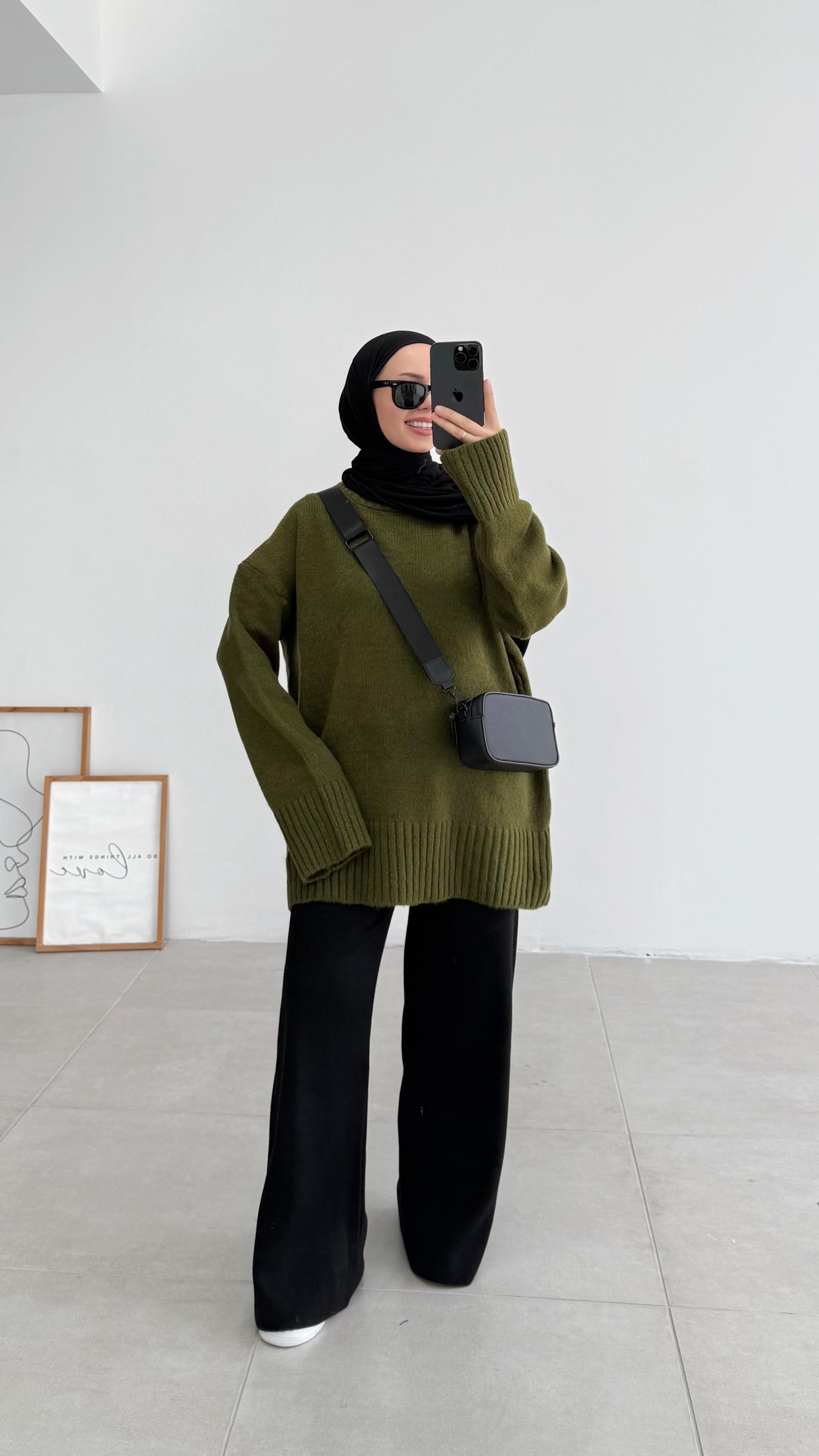 Asol Oversize Haki Kazak