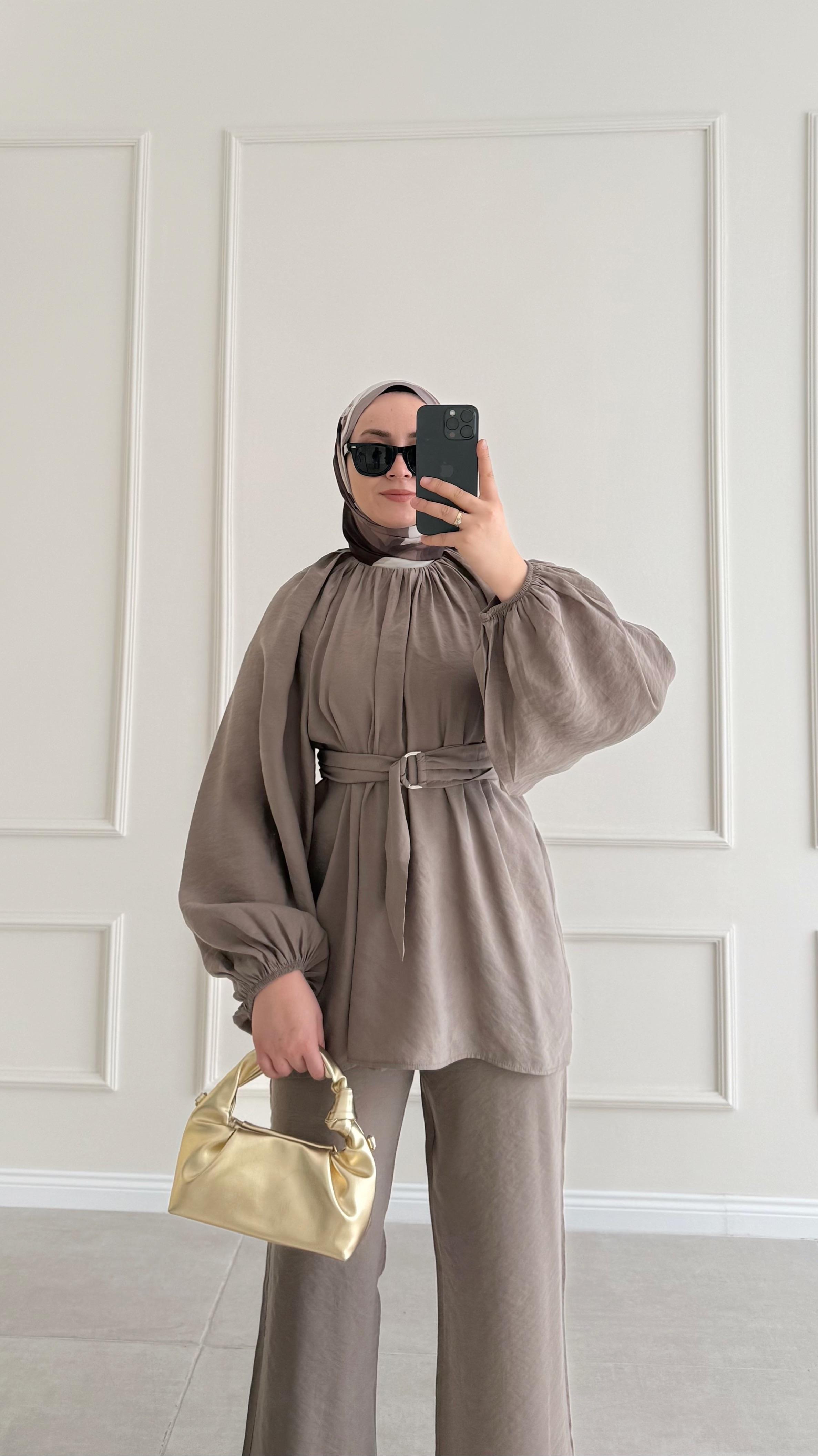 Atena Kemerli Vizon Modal Takım  