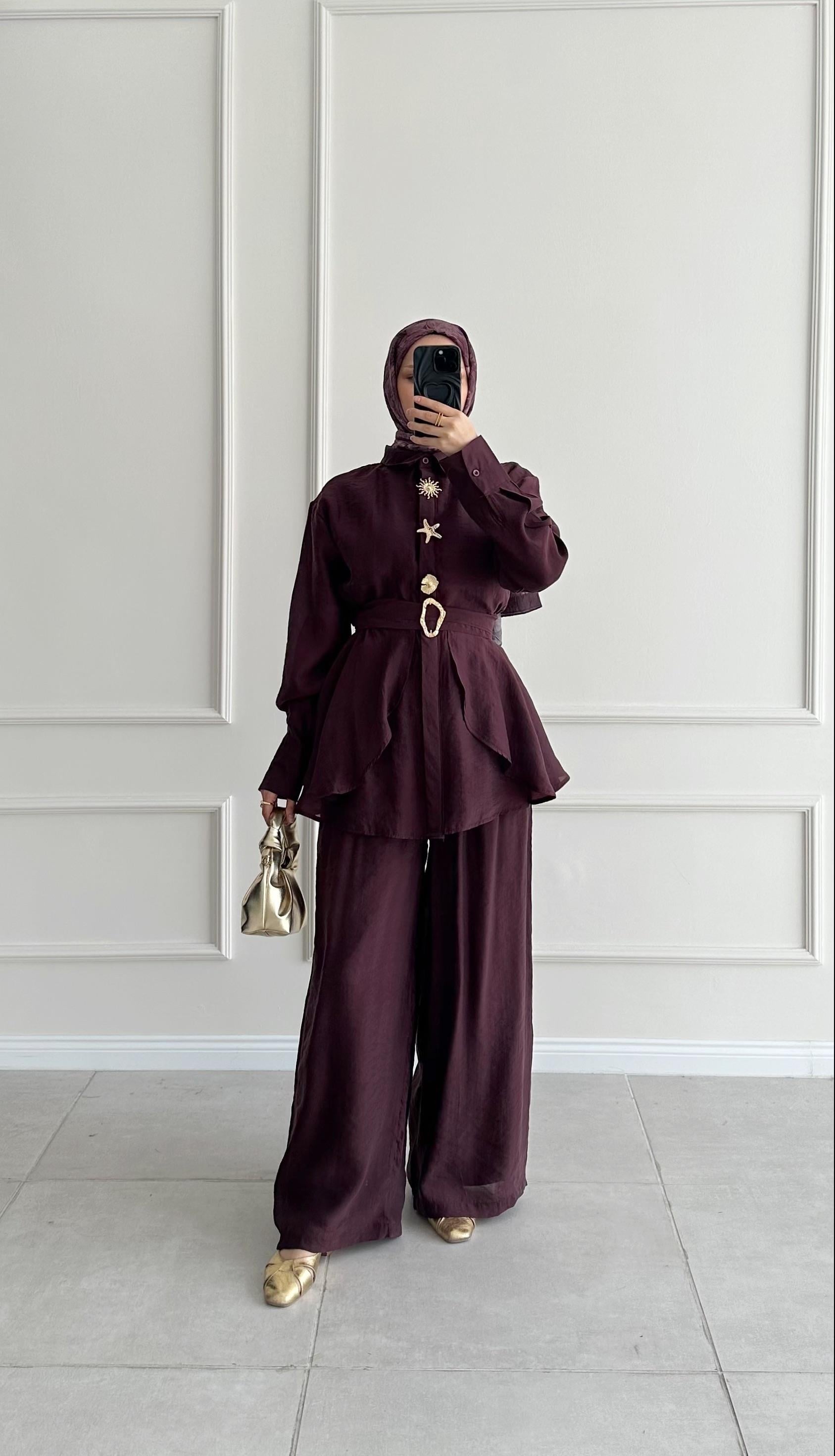 Atila Deniz Kabuklu Bordo Takım