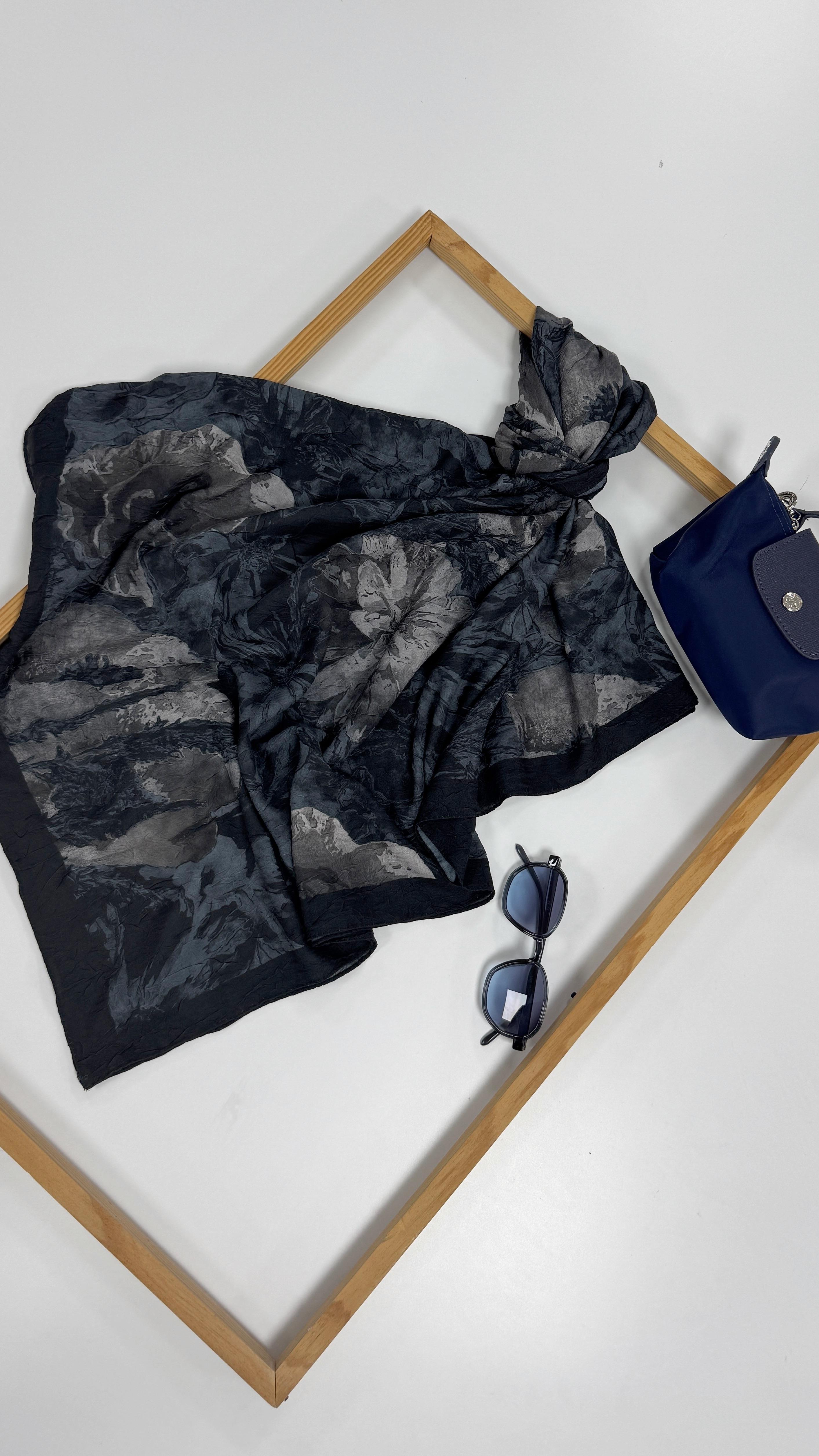 Bambu 10 Lacivert Şal 