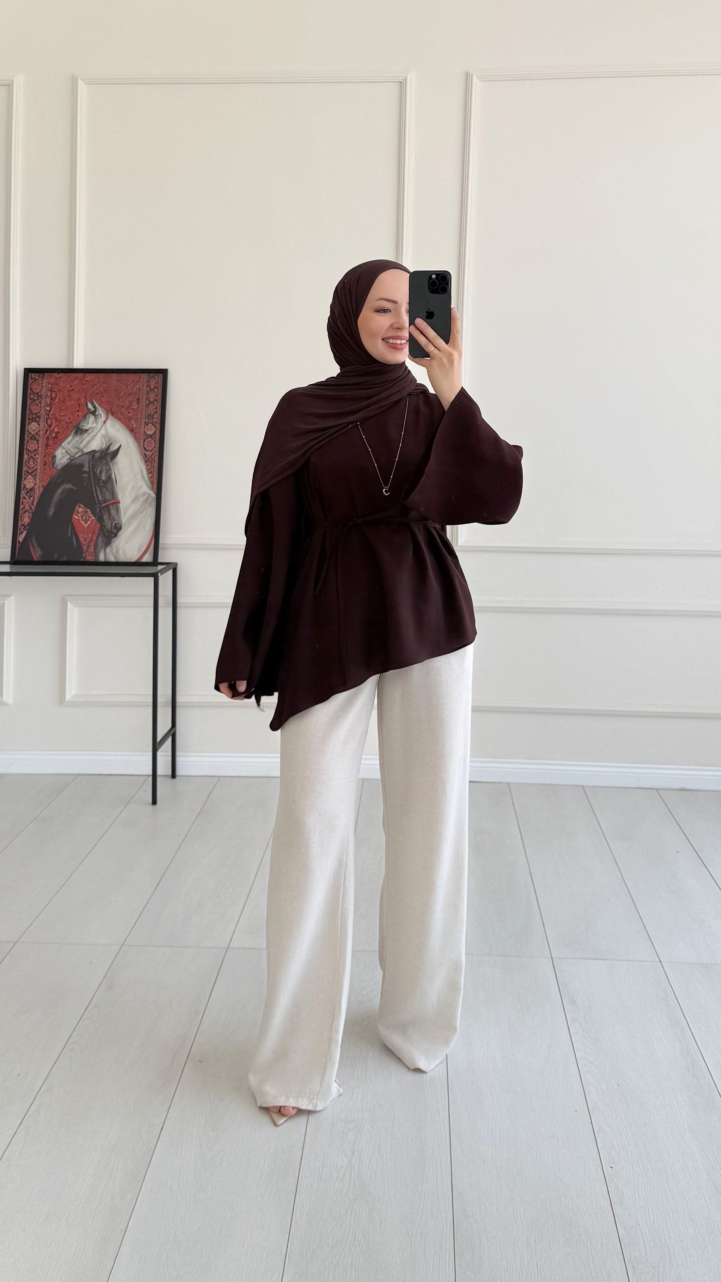Cosmos Tasarım Bordo Tunik