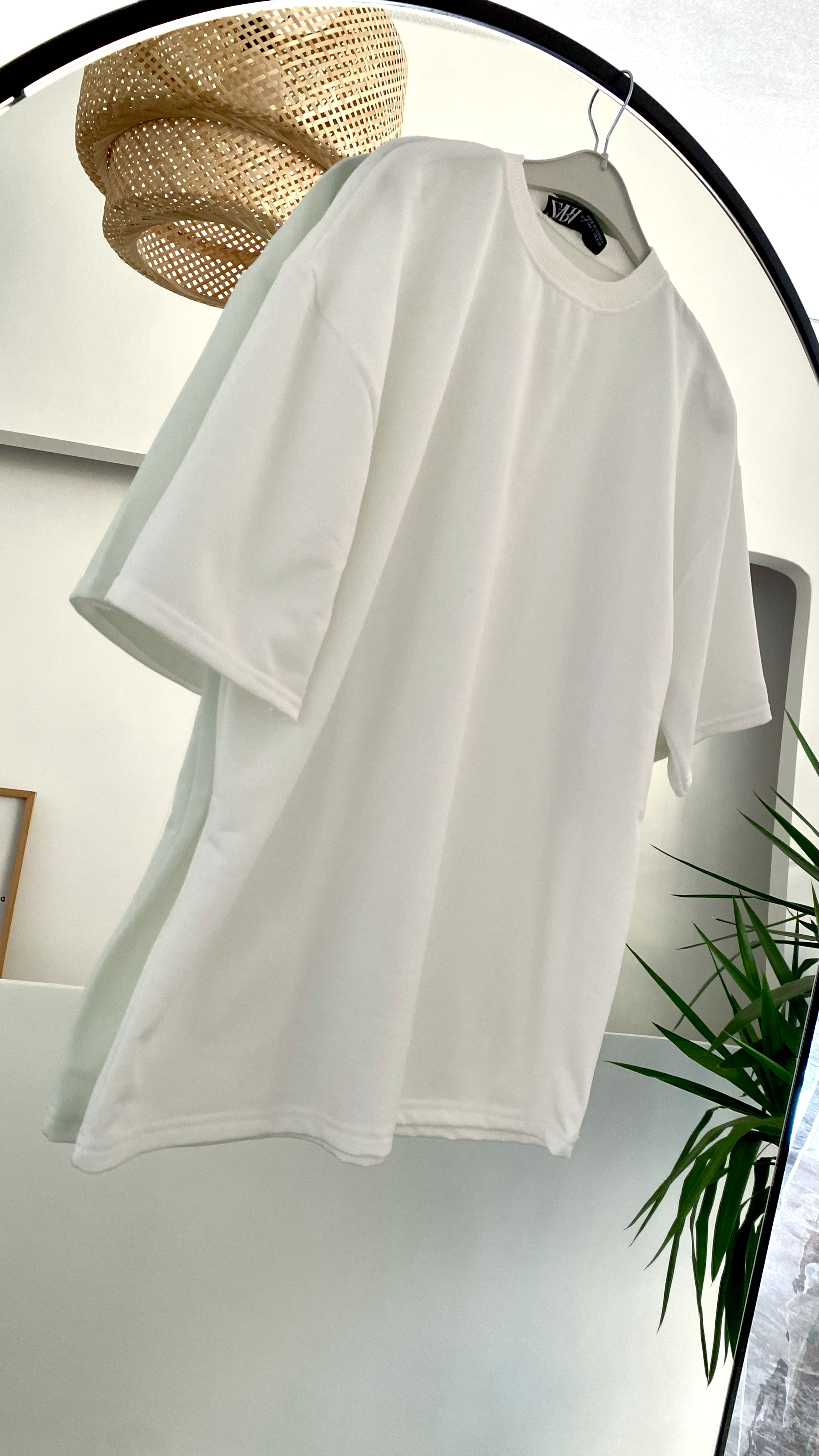 Deyna Kısa Kol Beyaz Tişört