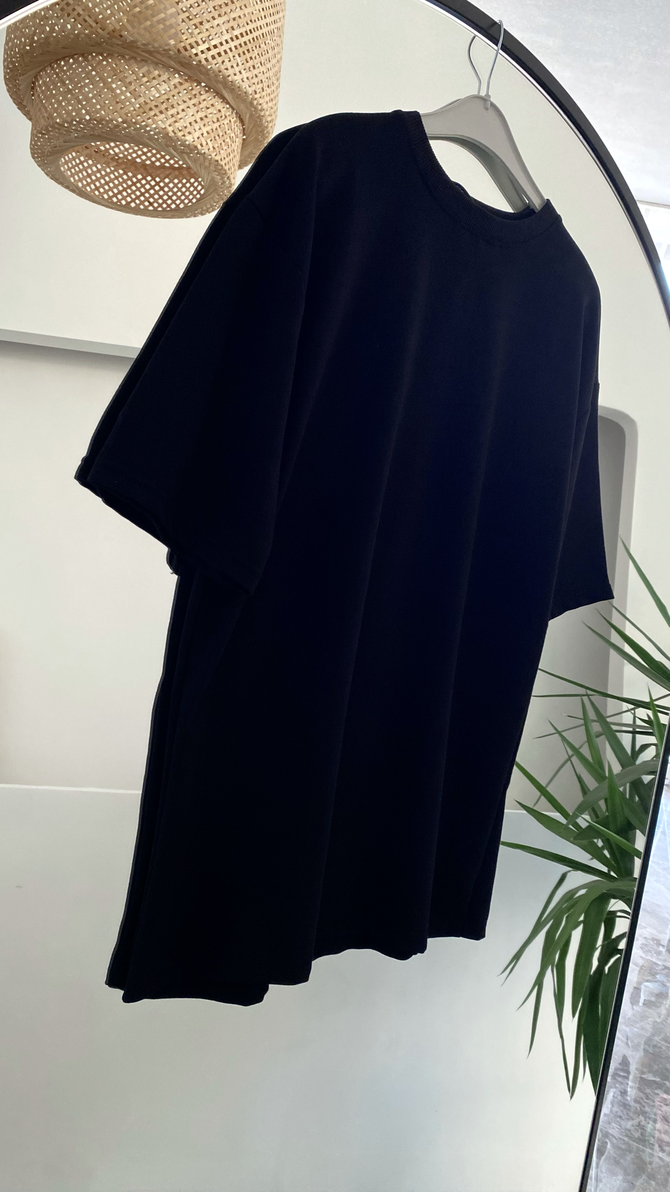 Deyna Kısa Kol Siyah Tişört