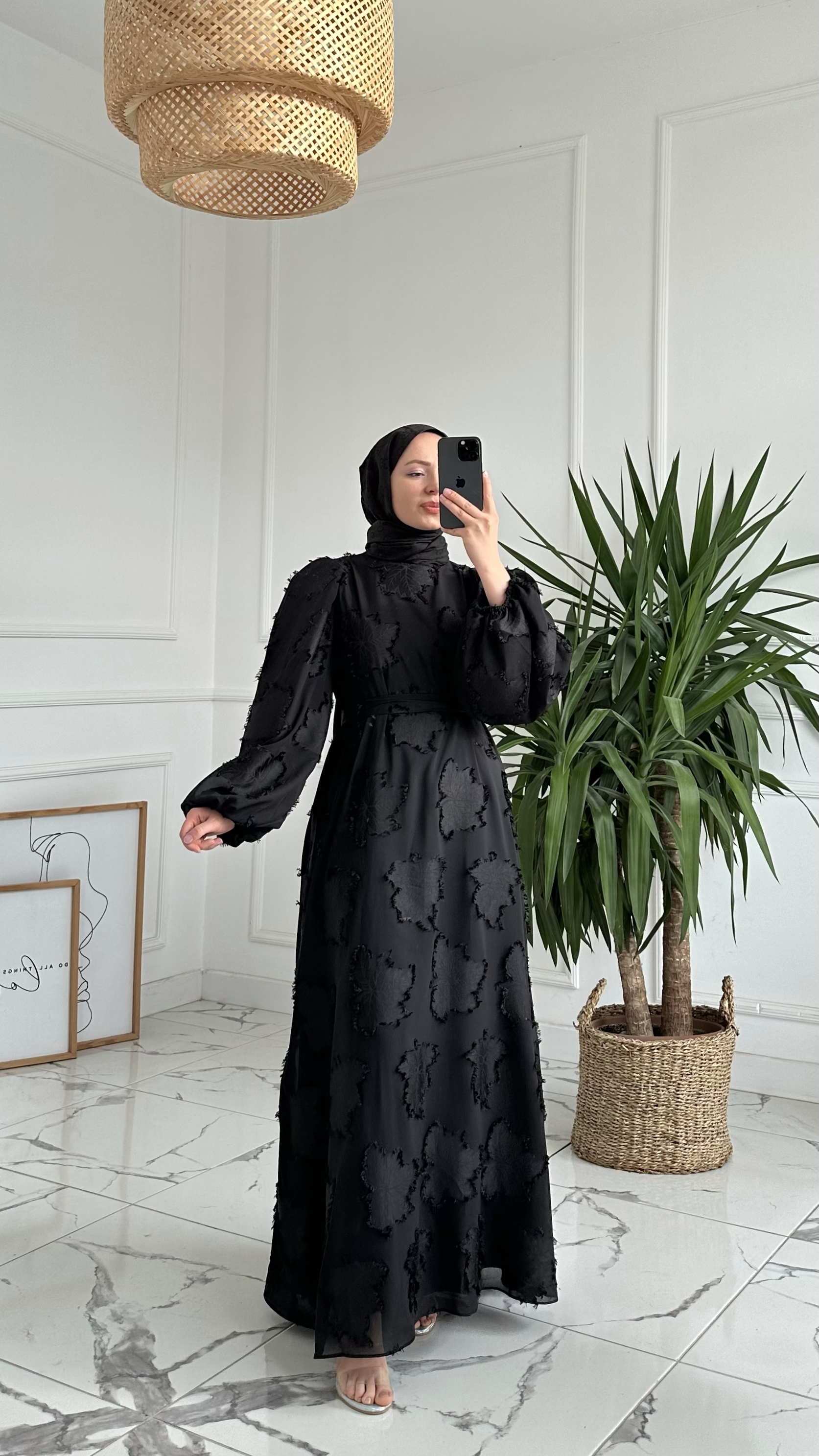 Donna Siyah Premium Abiye 