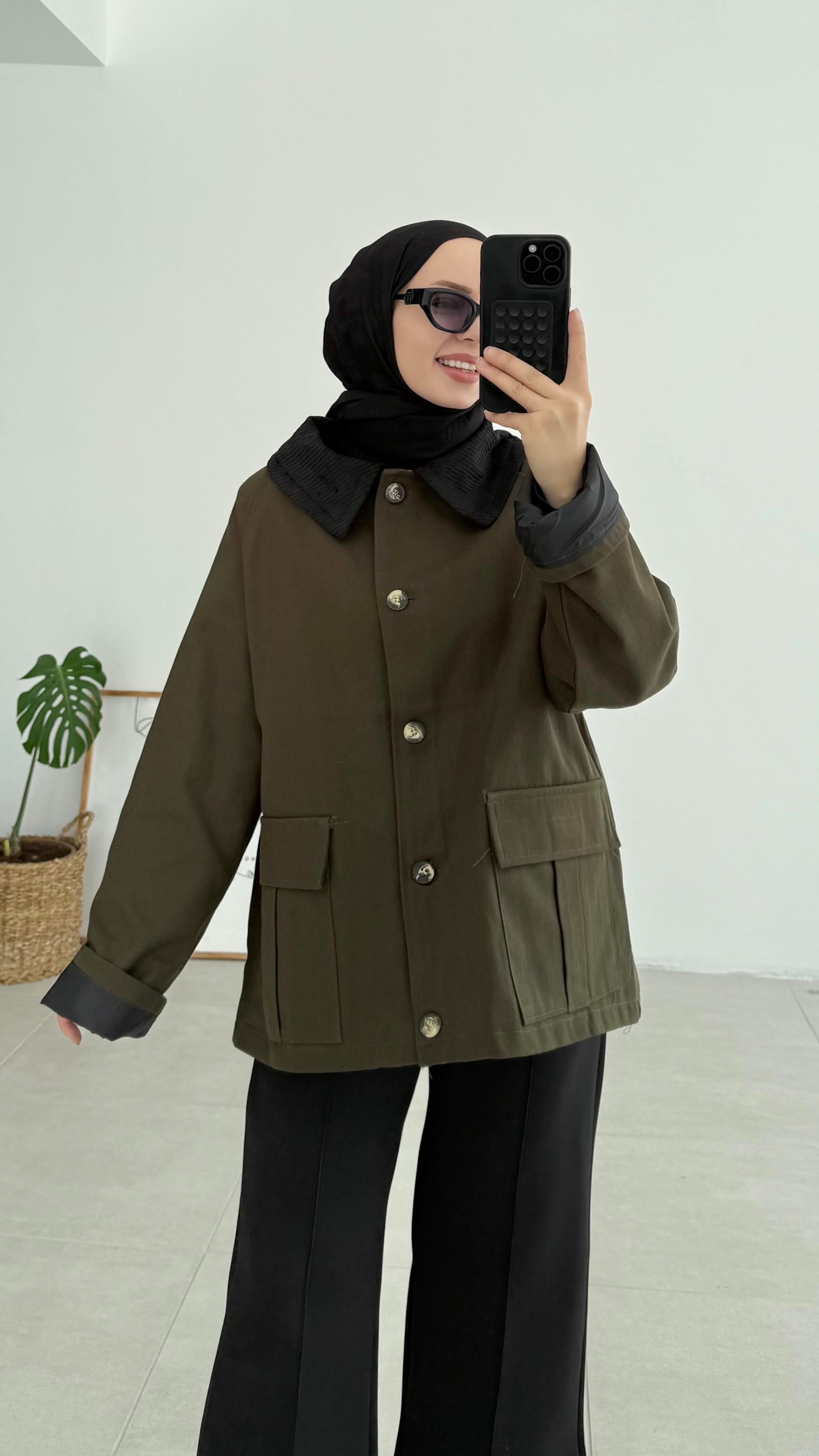 Fandol Premıum Haki Parka 