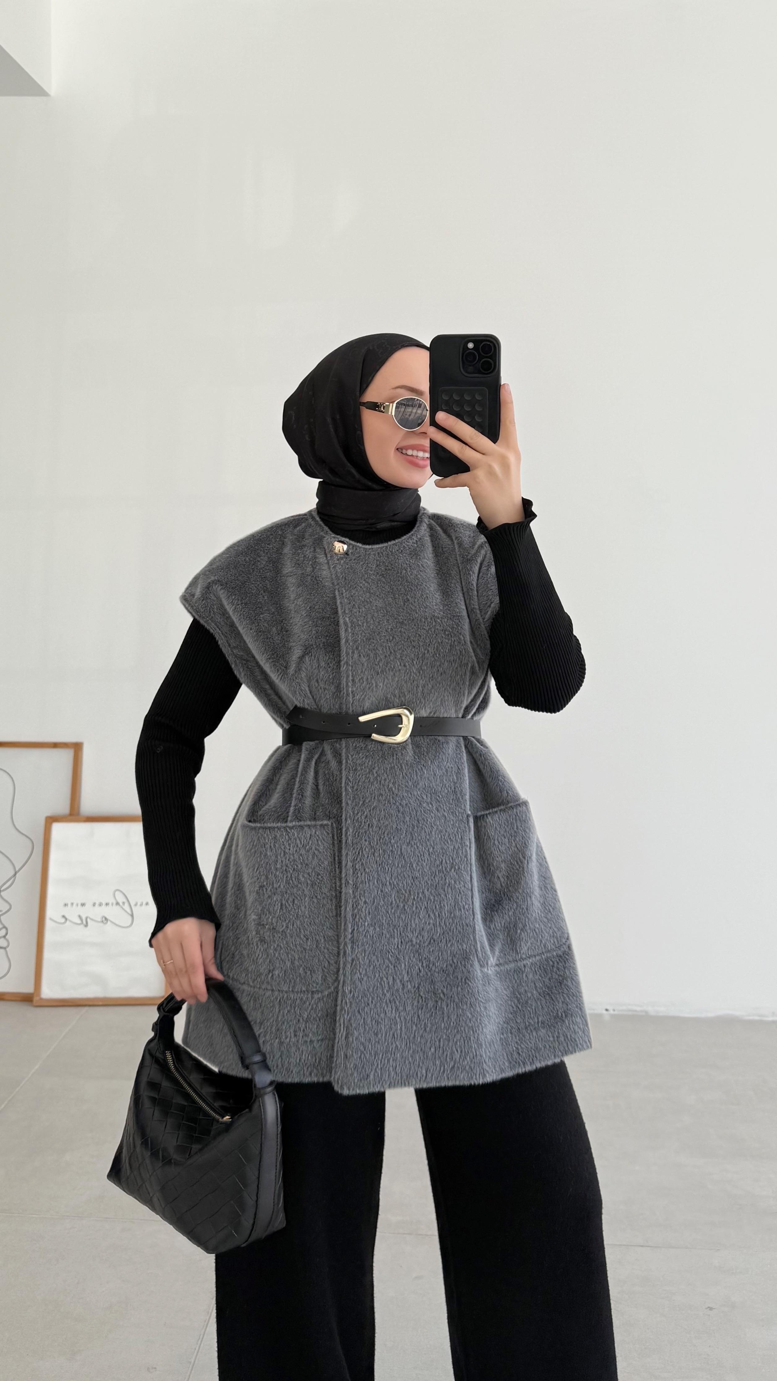 Fox Cepli Antrasit Premıum Yelek