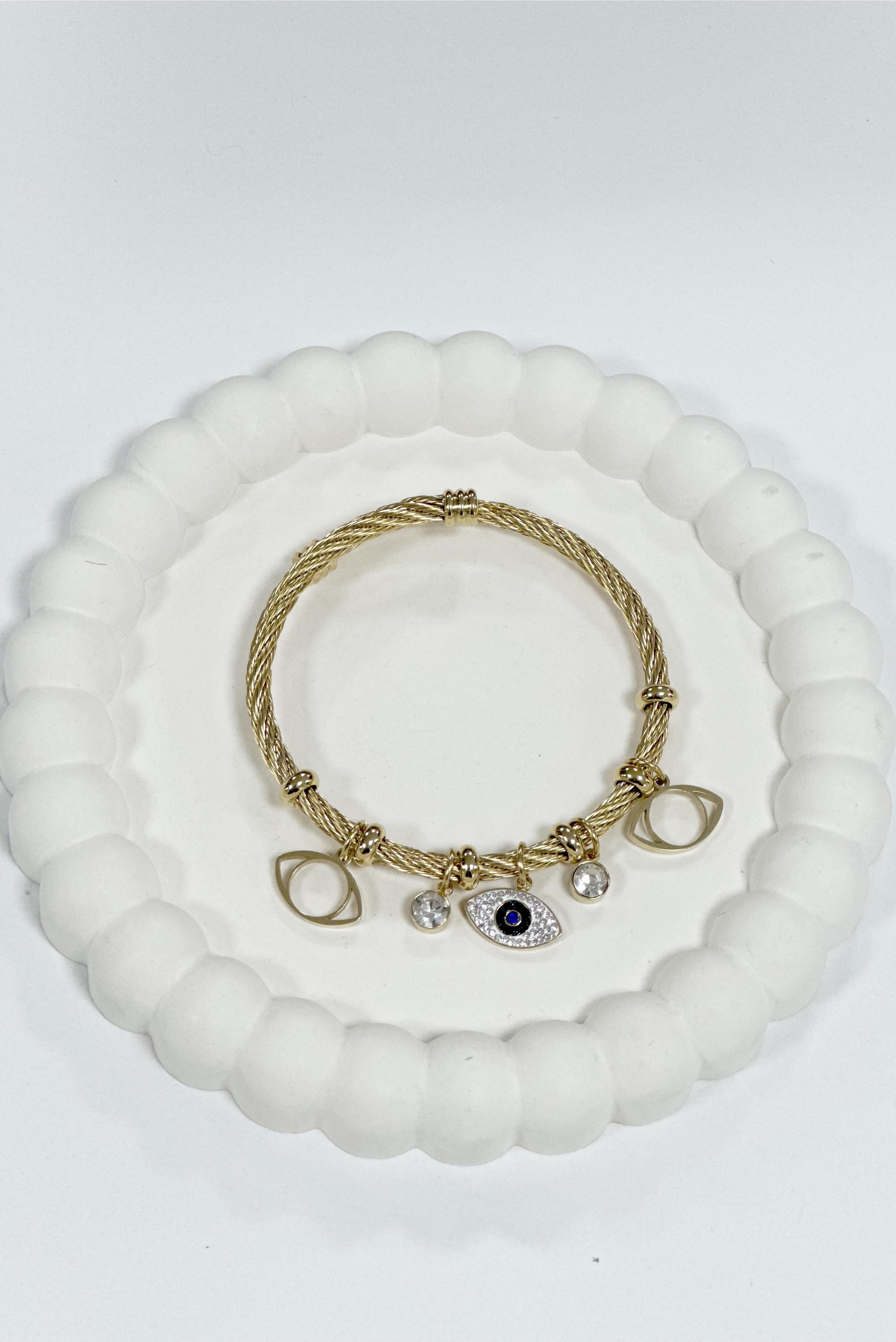 Juno Full Gold Göz Pandora Bileklik