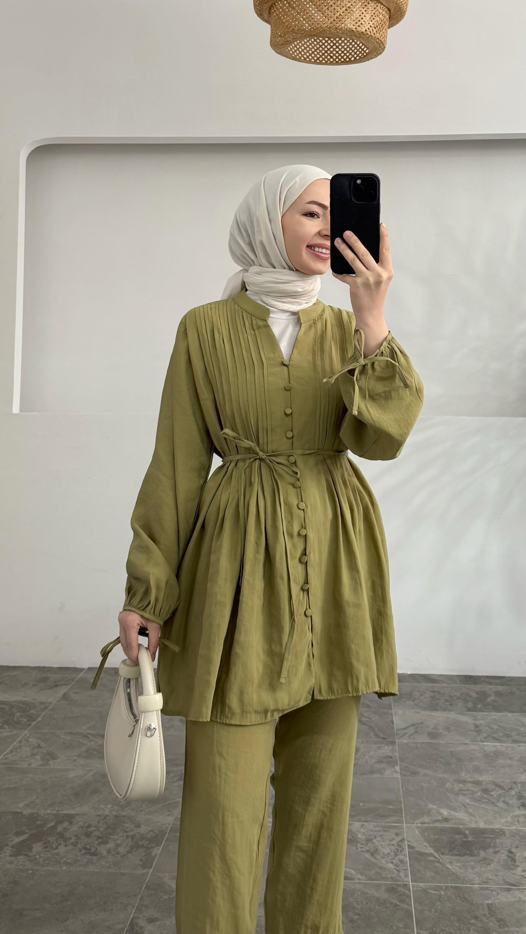 Kanali Nevlür Dikiş Yeşil Takım