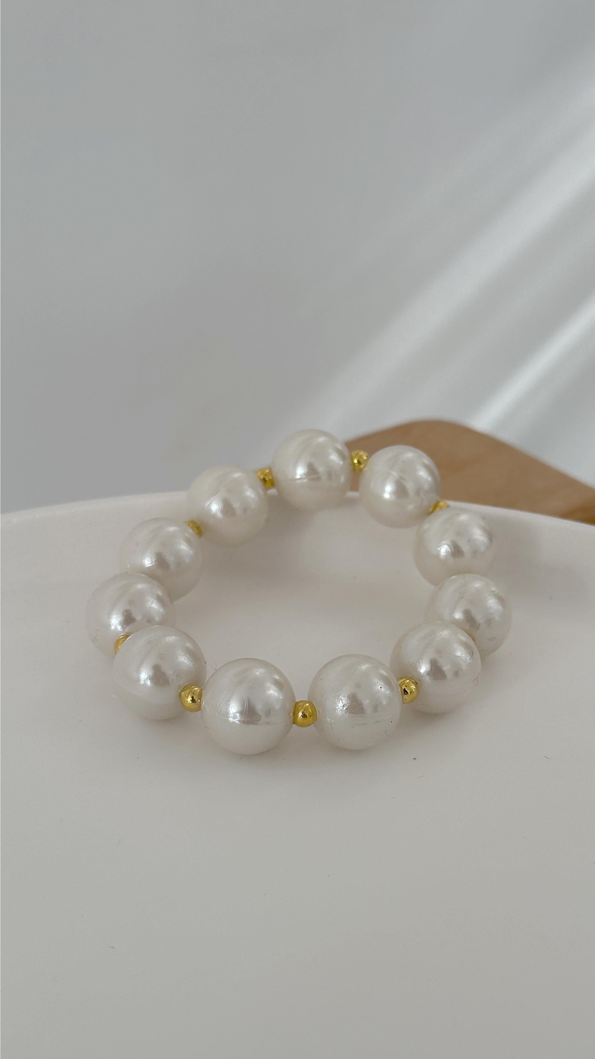 Passori İnci Gold Bileklik