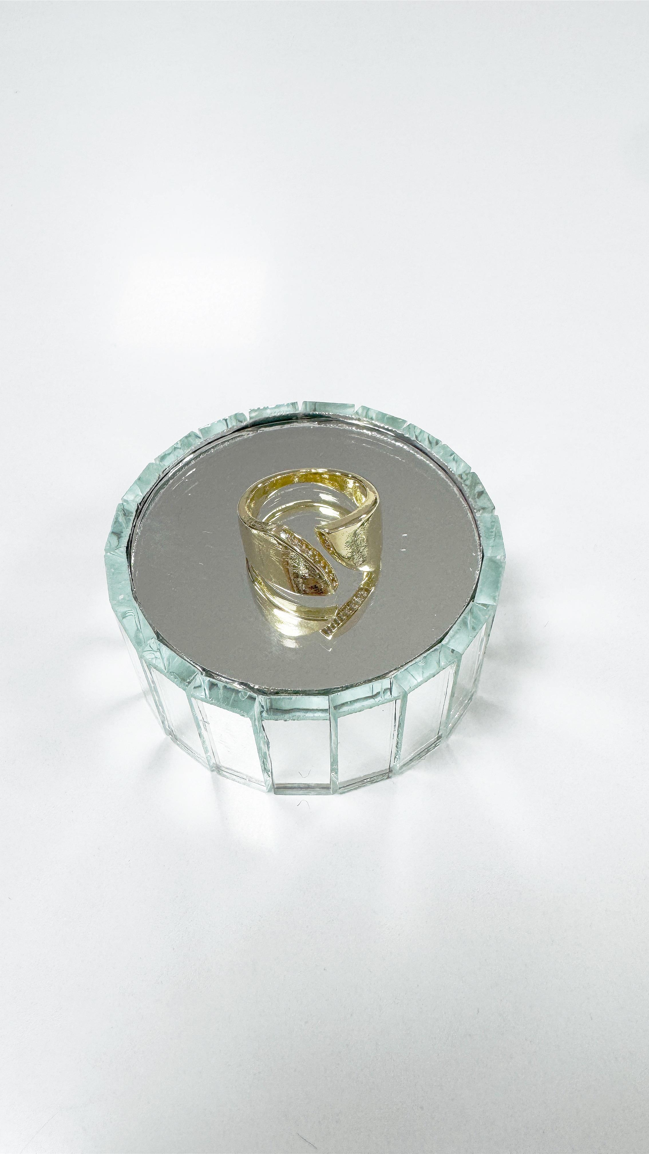 Perfect Tasarım Gold Yüzük