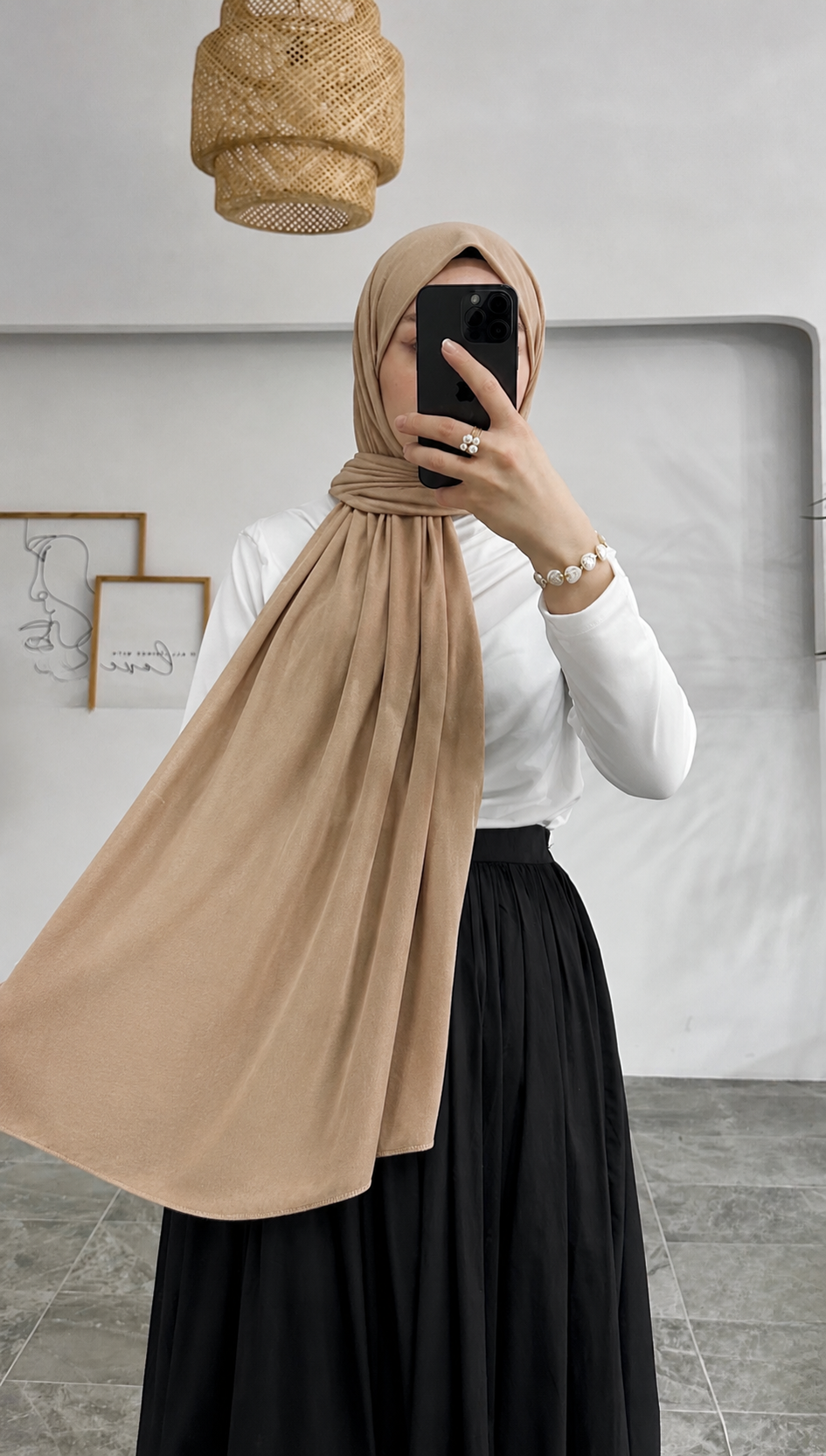 Perla Vizon Penye Şal