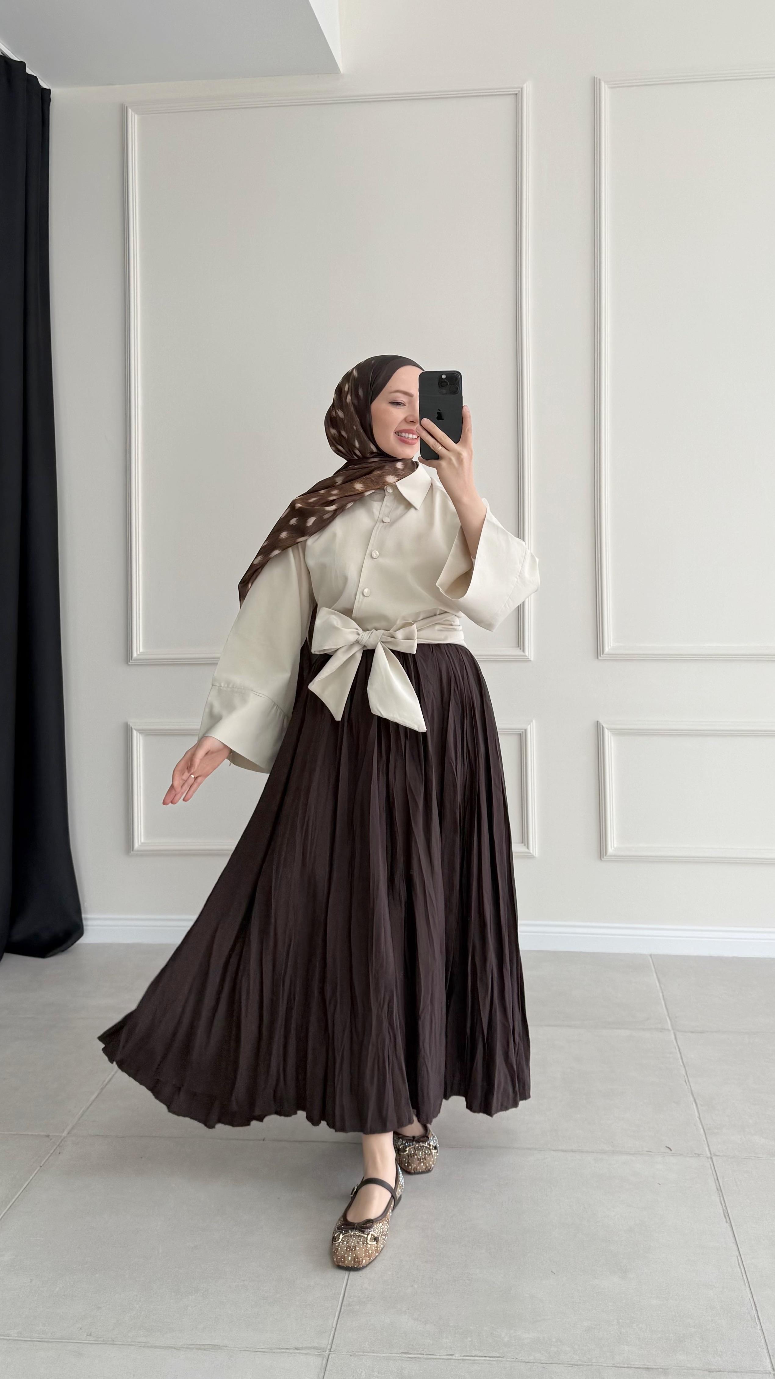 Persay Acı Kahve Kraş Tensel Etek