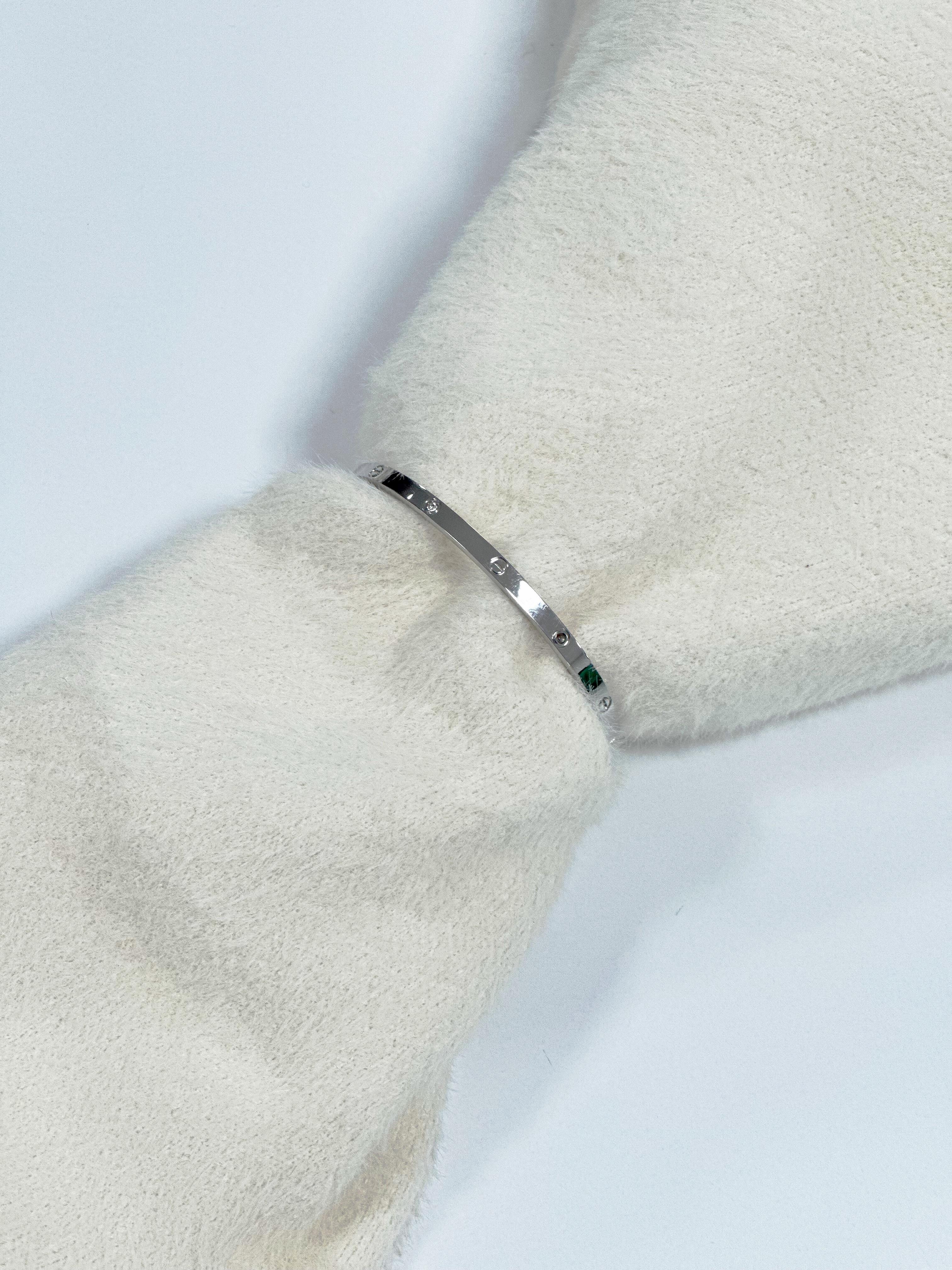 Rosalia Gümüş İnce Kartiyer 