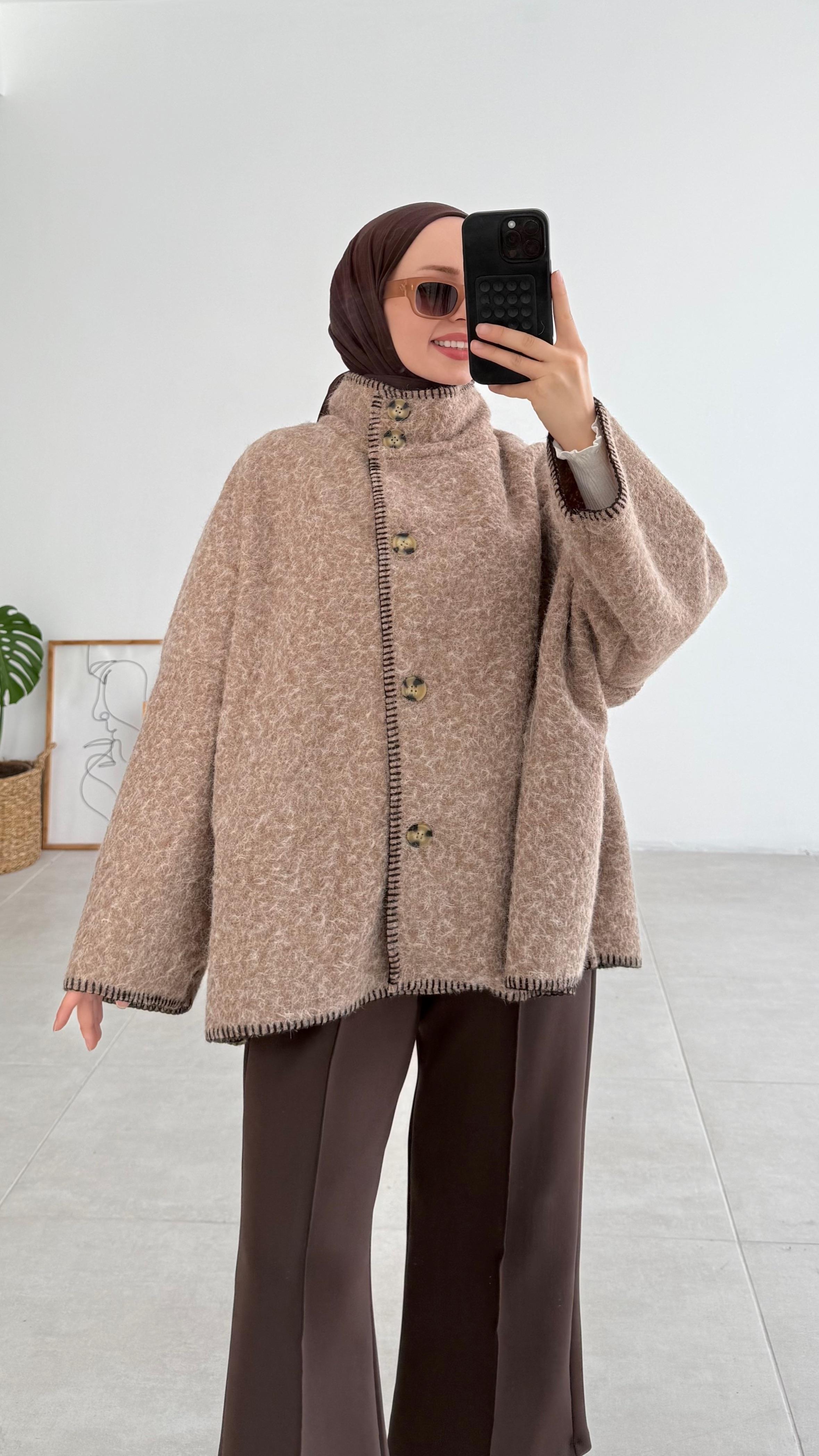 Tanlo Bej Teddy Ceket