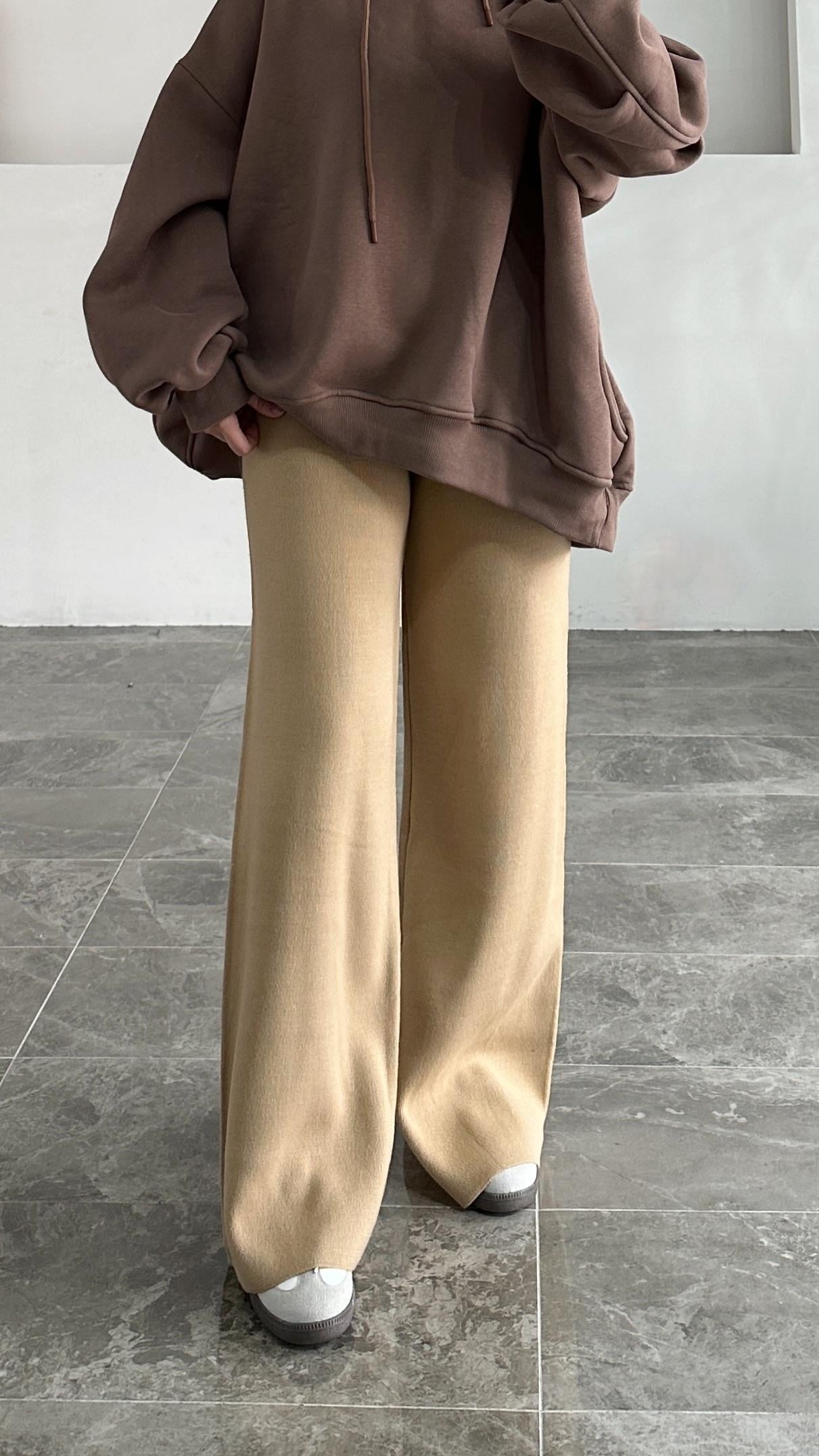 Yoko Bej Triko Pantolon