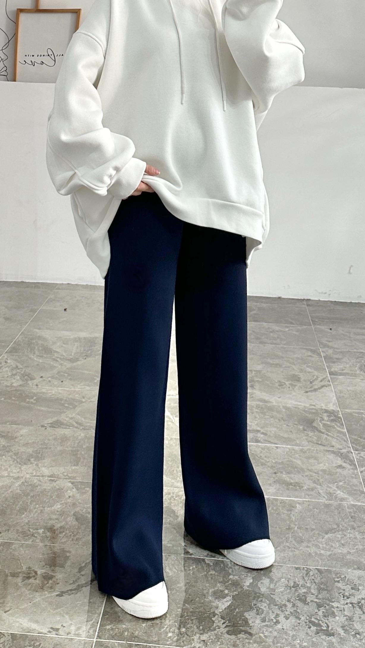 Yoko Lacivert Triko Pantolon