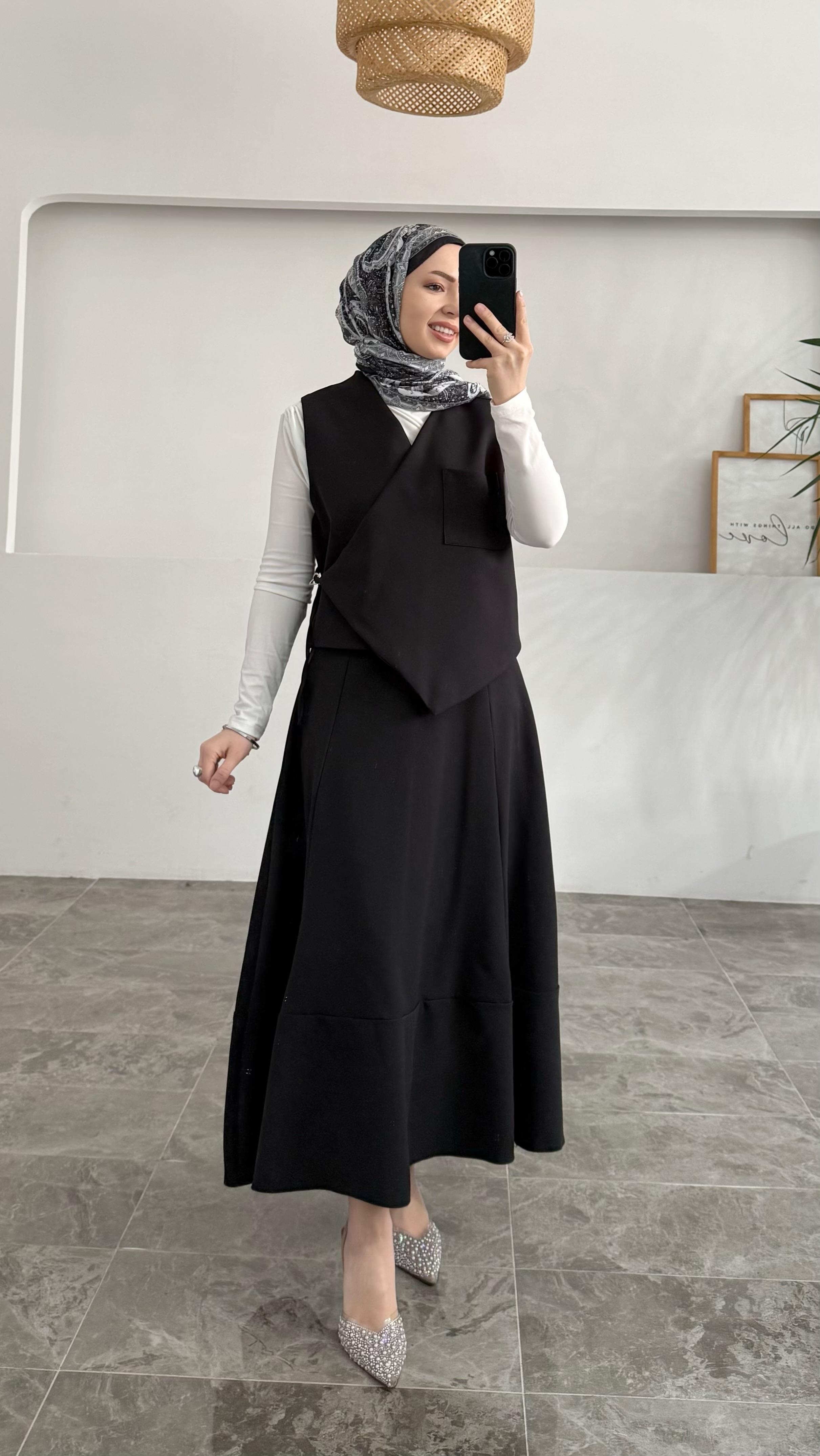 Zans Etekli Siyah Premıum Takım