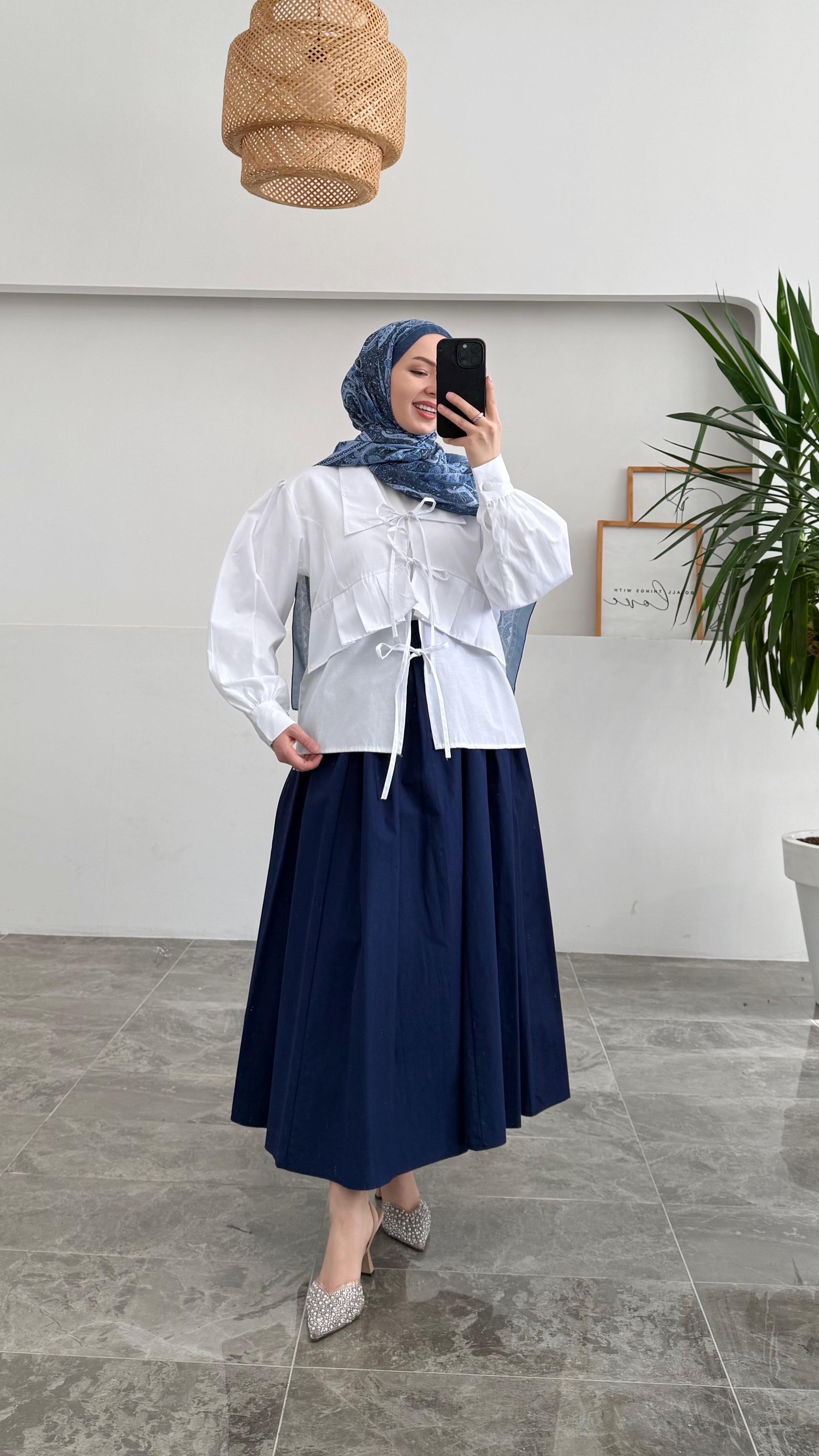 ZRA Pinterest Beyaz Gömlek  