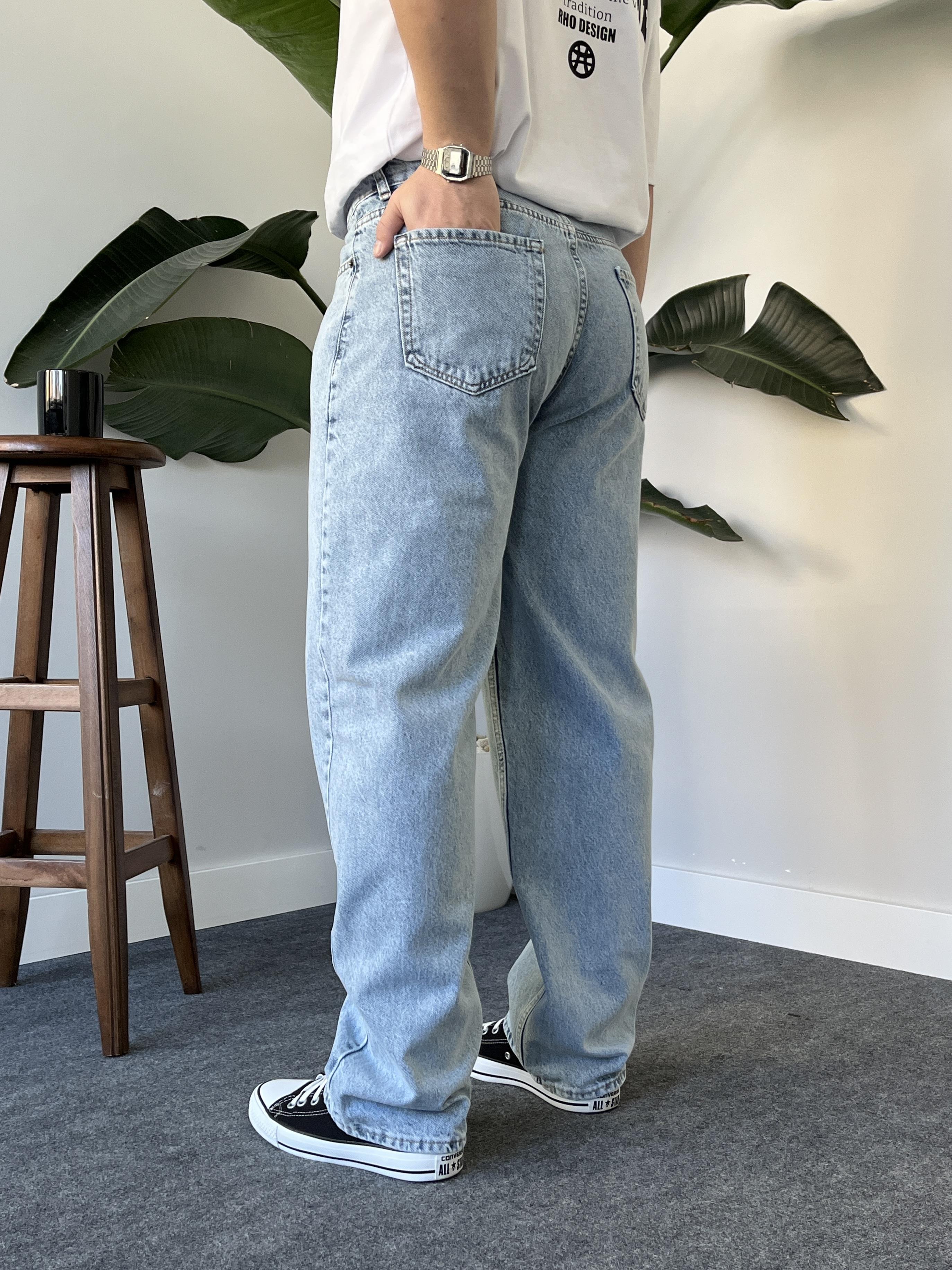 Blizzy Kar Yıkamalı Baggy Jean