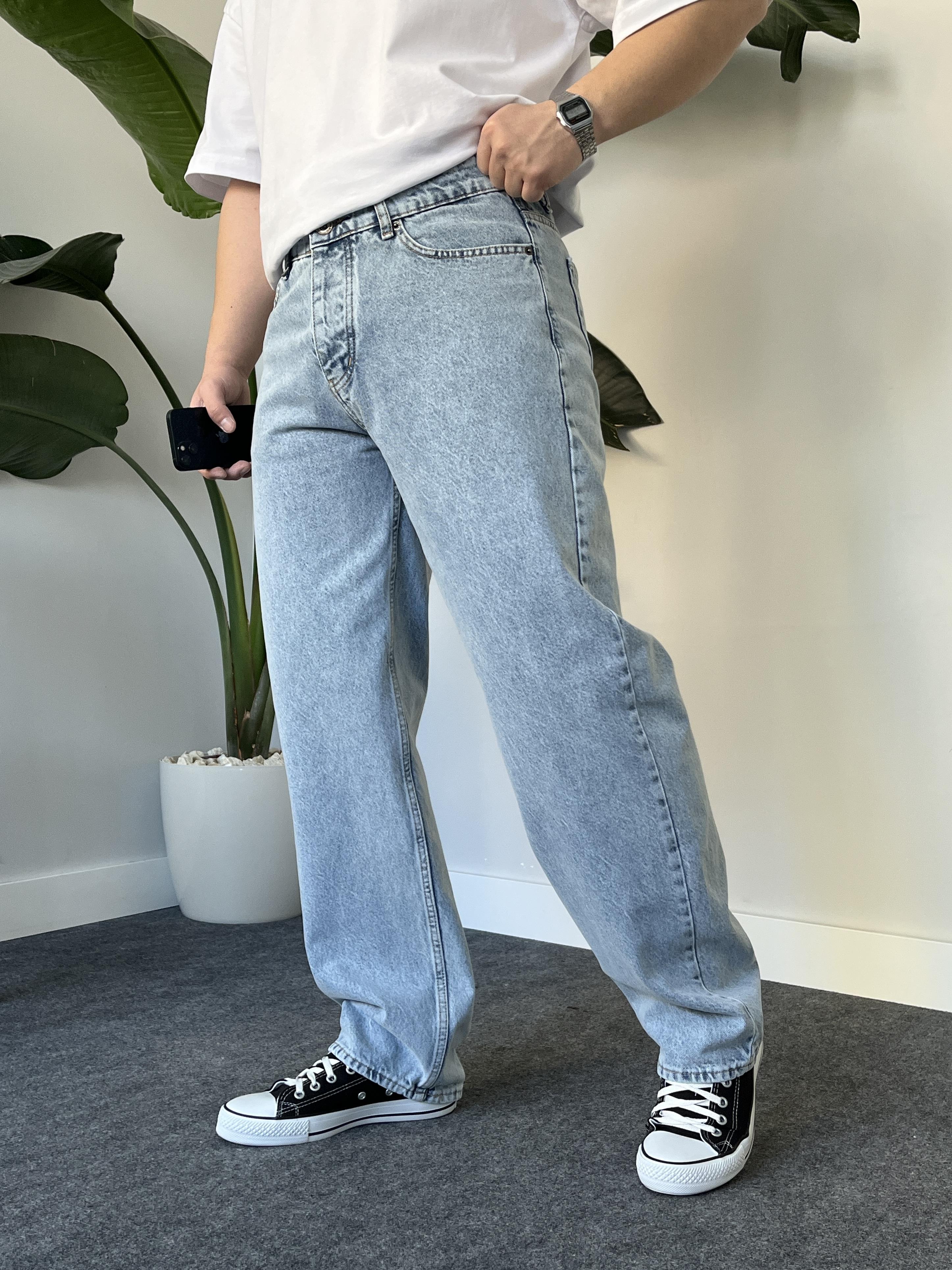Blizzy Kar Yıkamalı Baggy Jean
