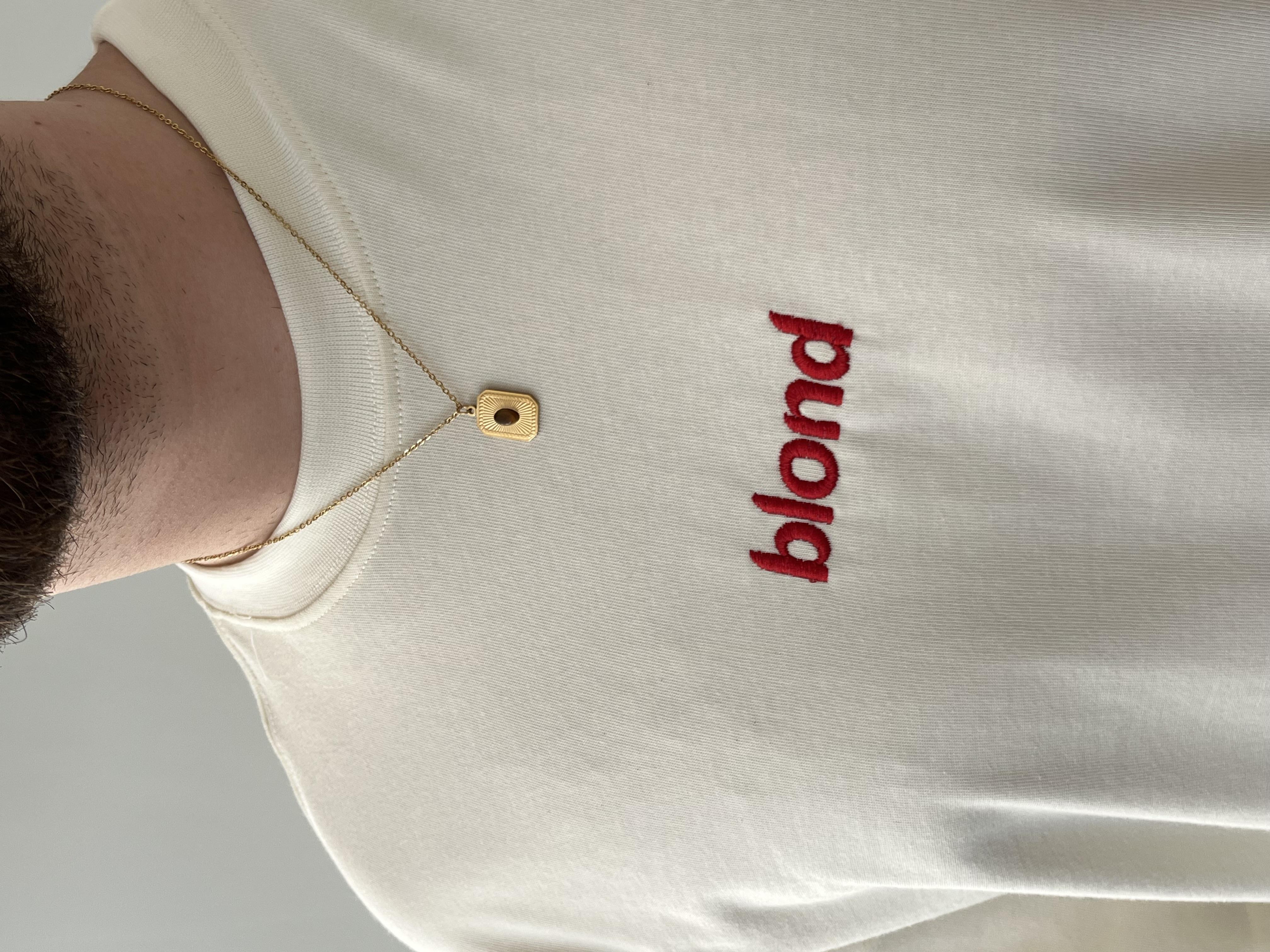 Blond Krem Oversize T-shirt