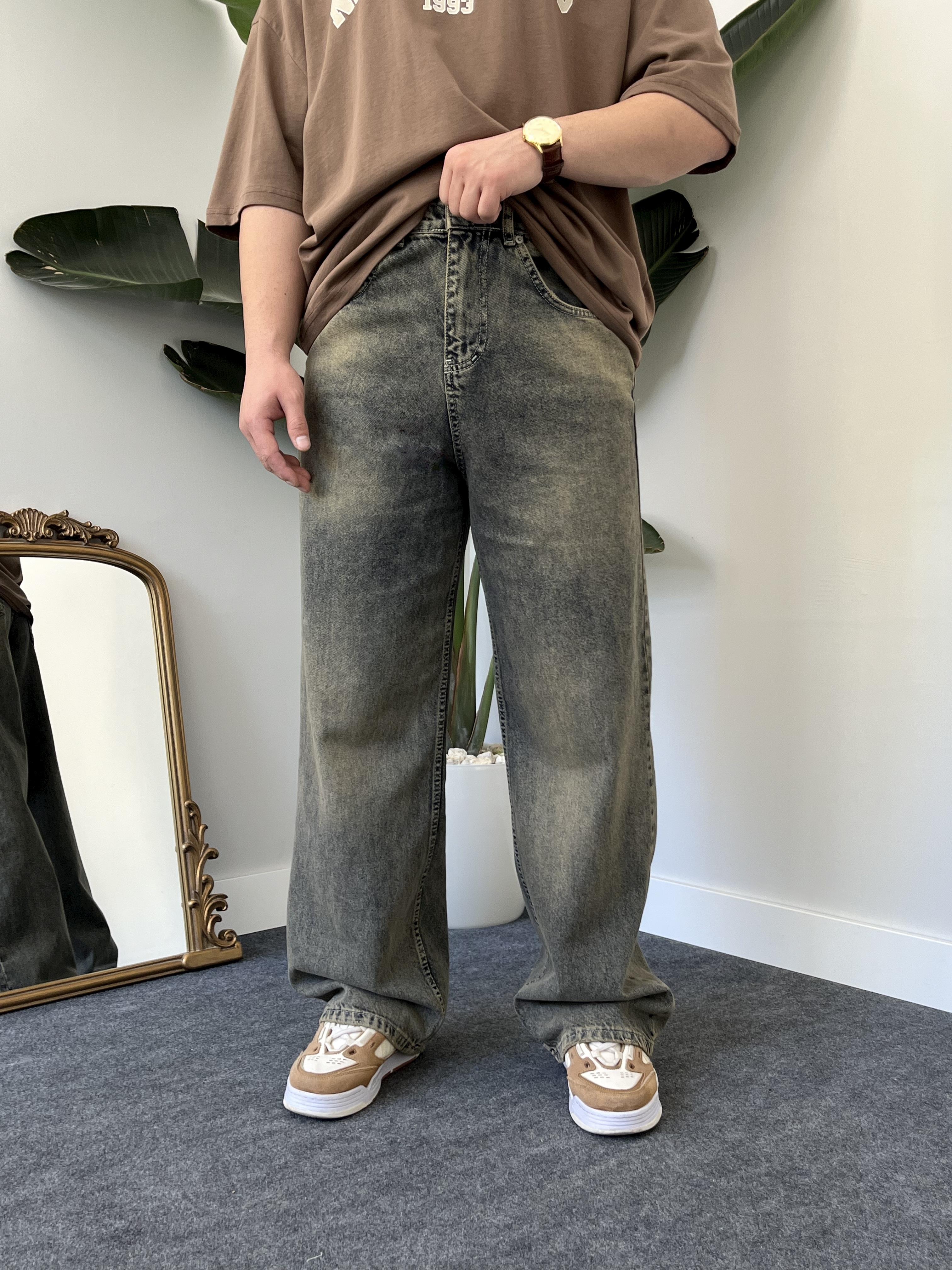 Browners Acid-Wash Extra Baggy Jean