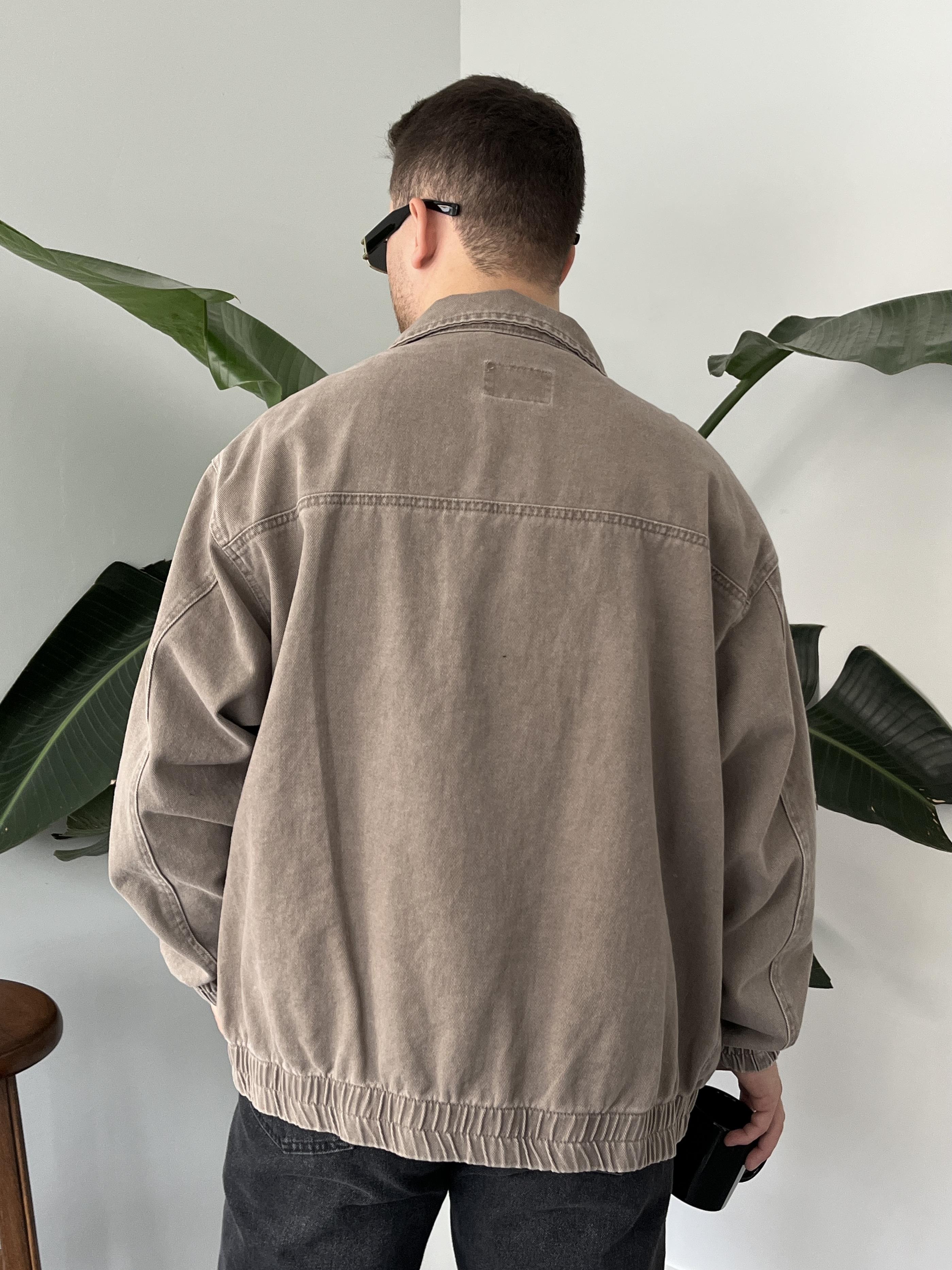 Browners Acid-Wash Bomber Ceket