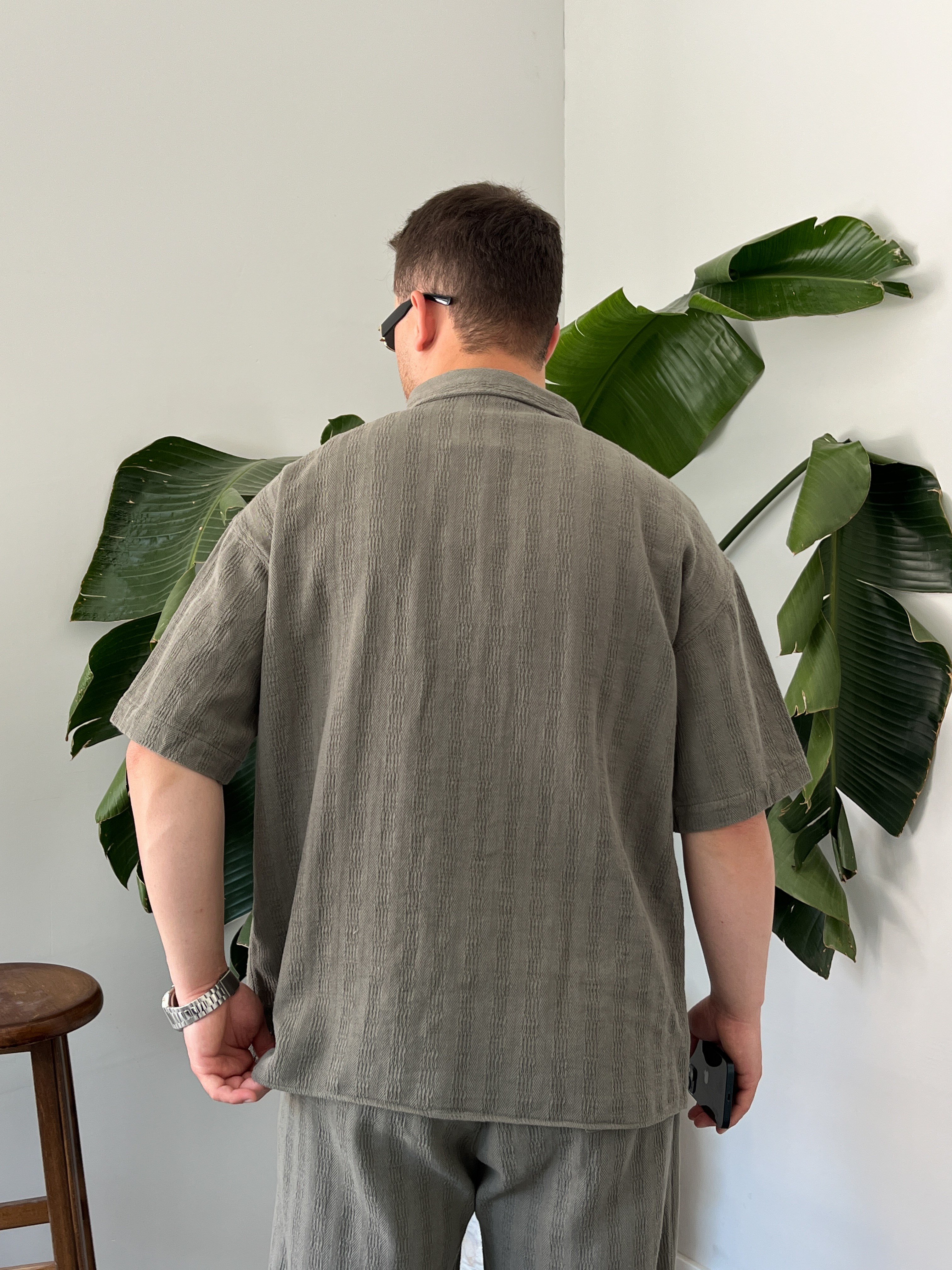 Çağla Alaçatı Casual Desenli Oversize Takım