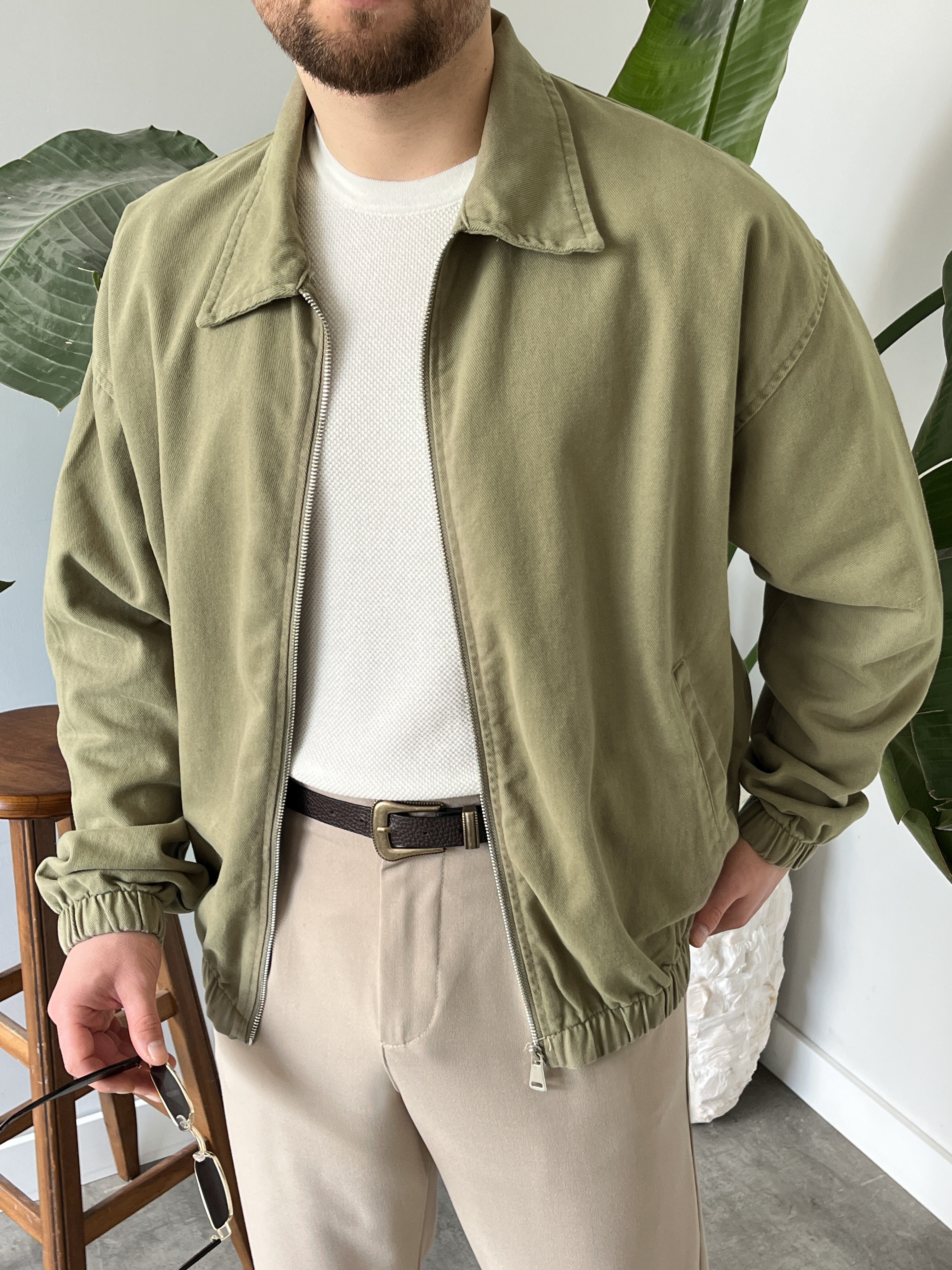 Çağla Mevsimlik Oversize Bomber Ceket