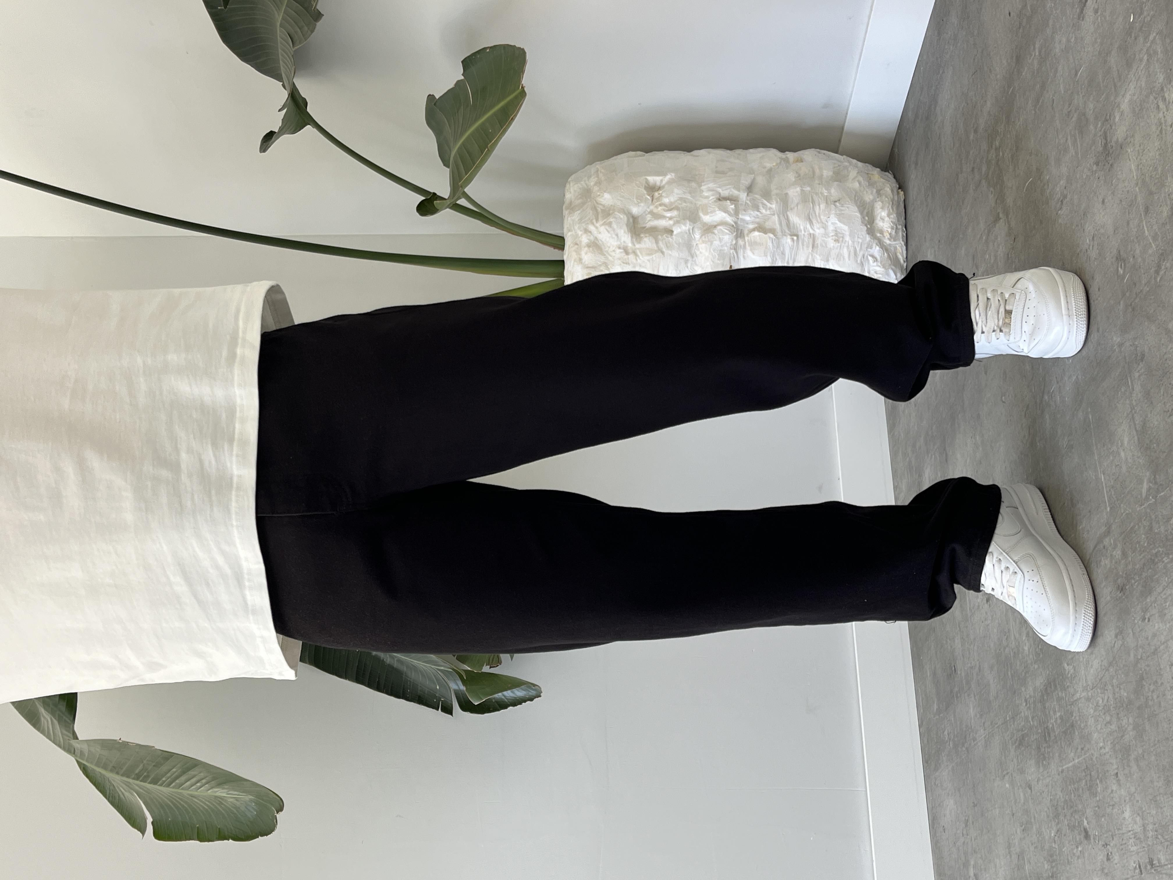 Carbon Black Baggy Jean