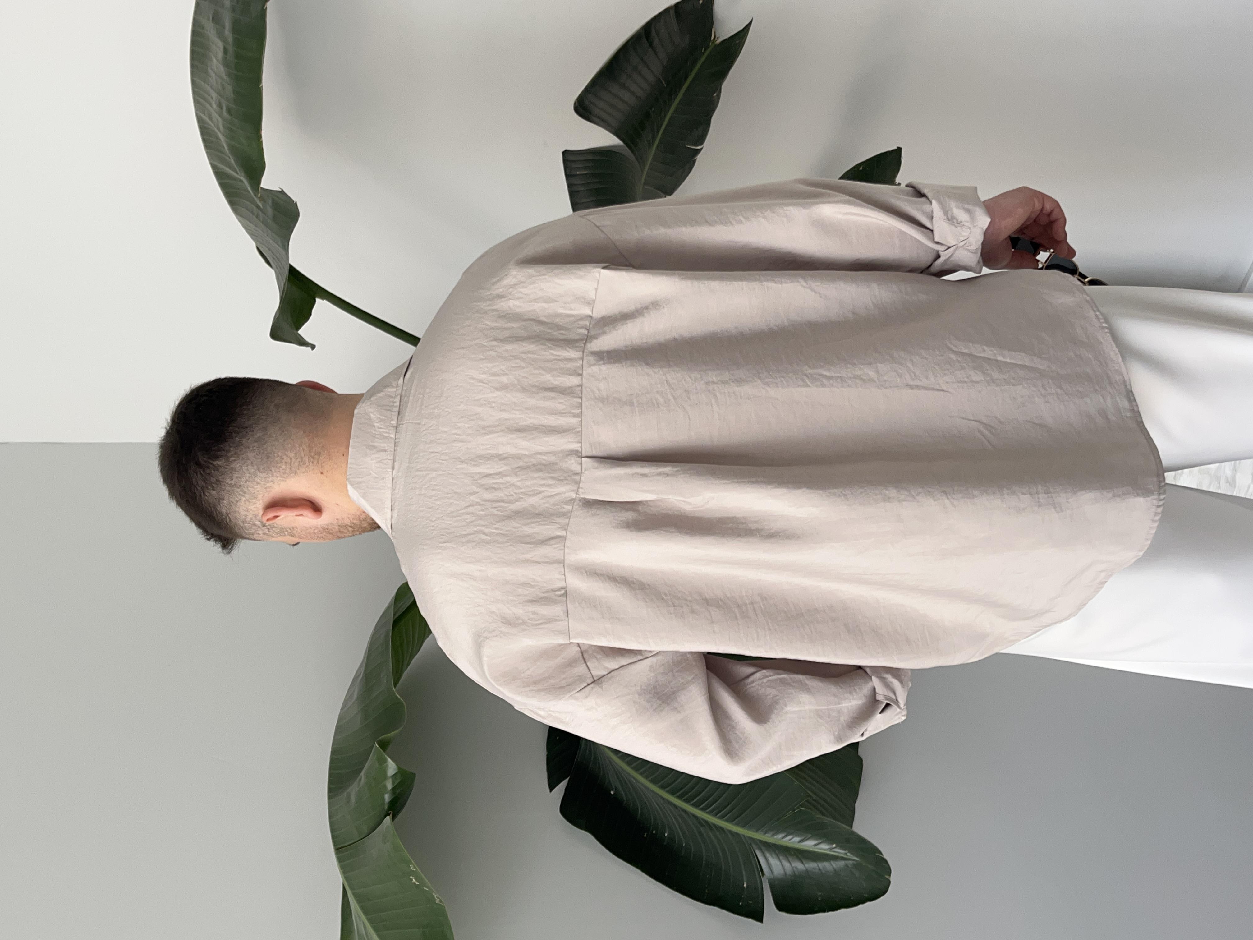 Dante Taş Modal Kumaş Oversize Gömlek