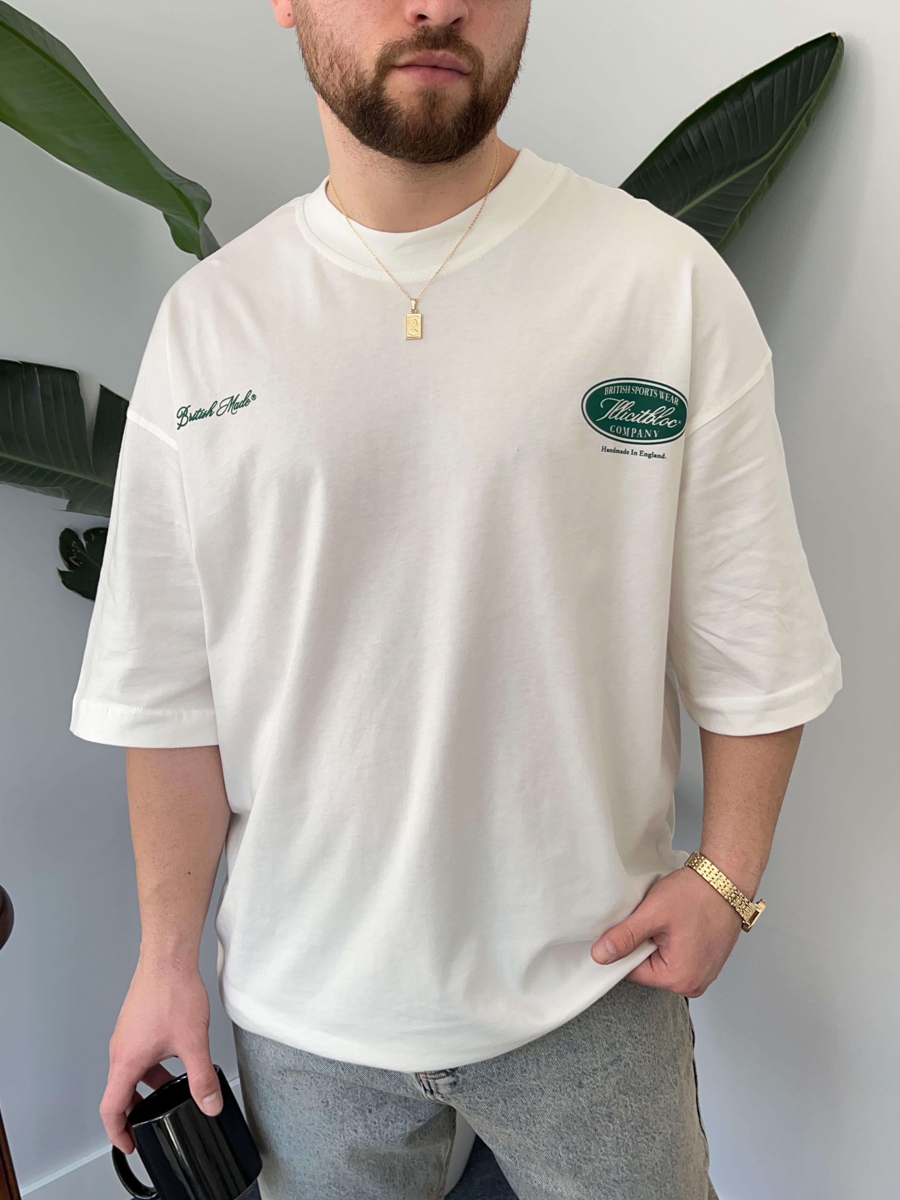 Ekru British Oversize T-shirt