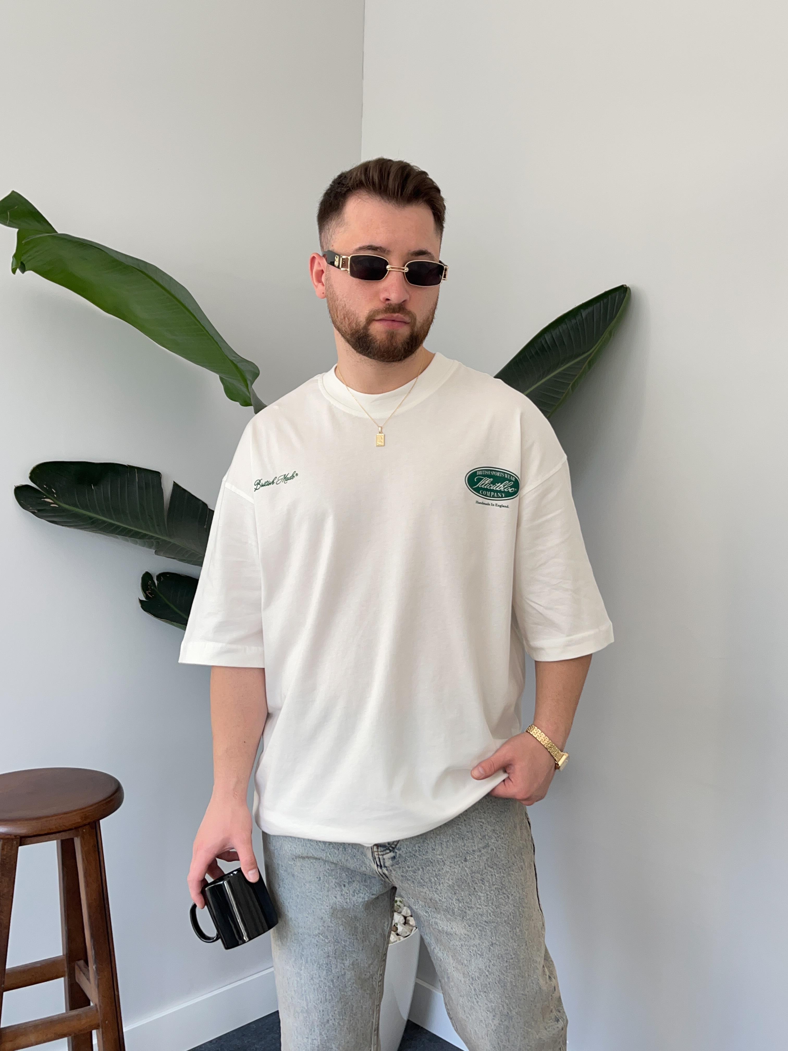 Ekru British Oversize T-shirt