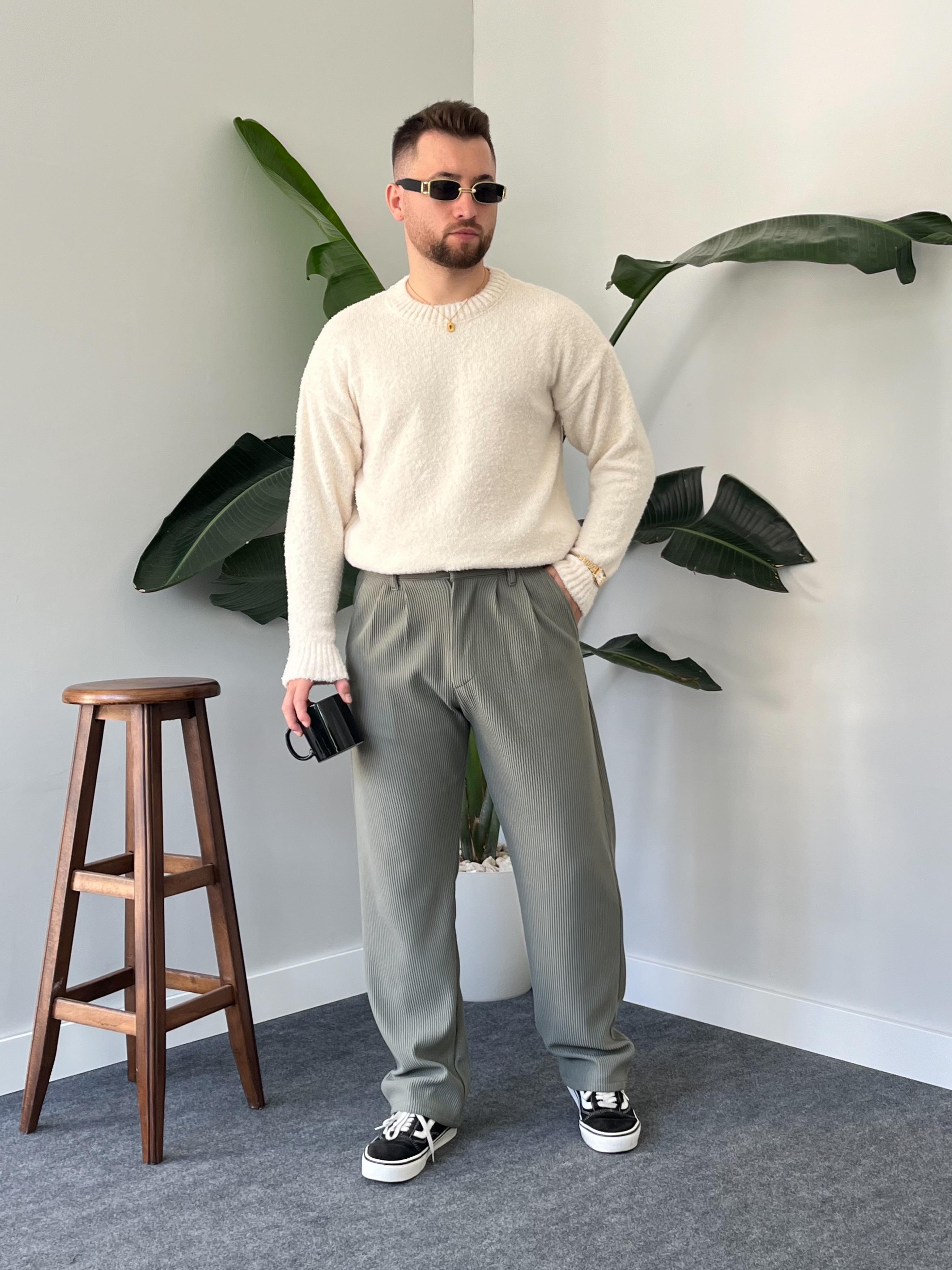 Ekru Elegance Soft Doku Kazak
