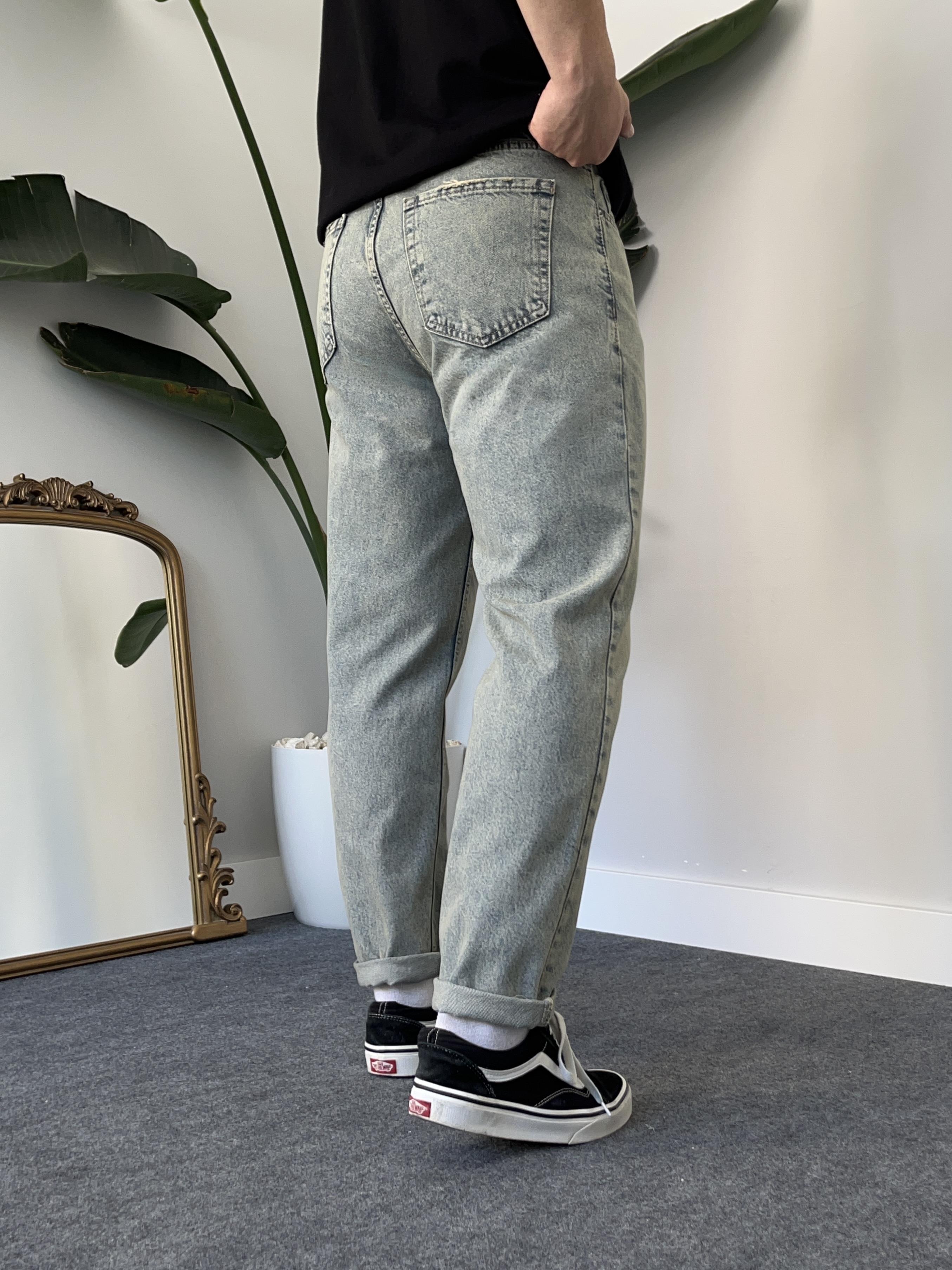 Eskitme Mavi Boyfriend Jean