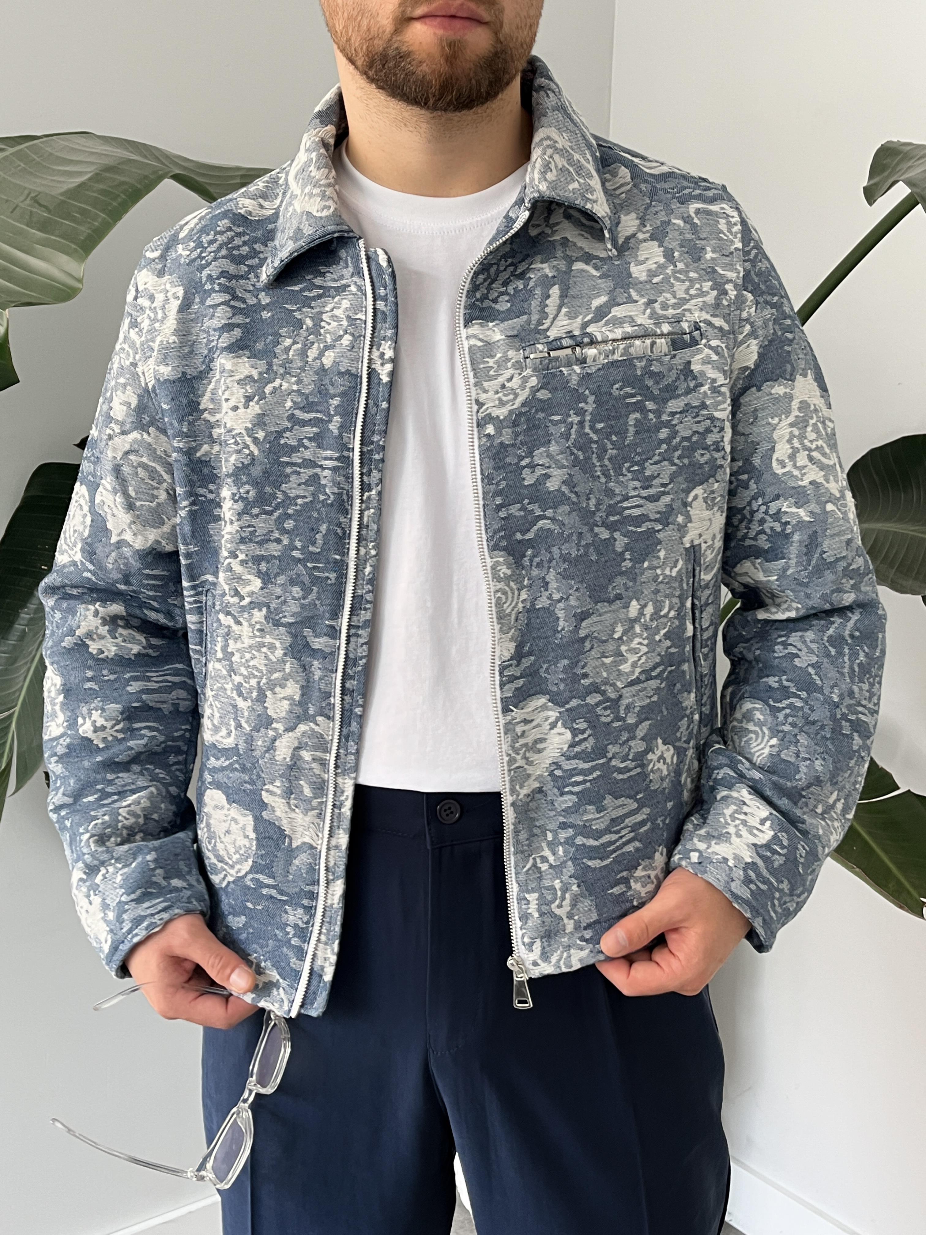 Mavi Rose Pattern Boxy Fit Ceket