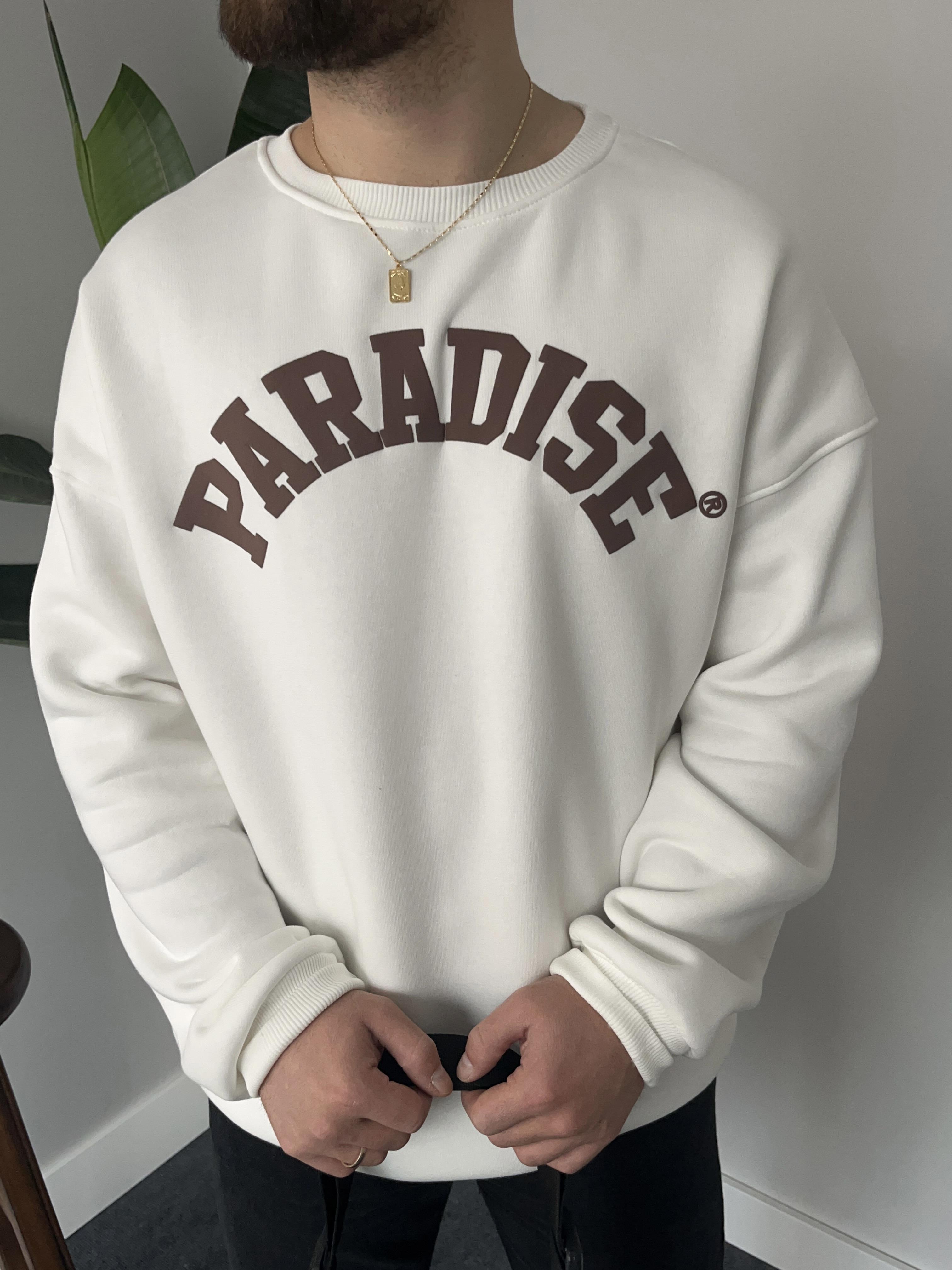 Paradise Beyaz Sweatshirt