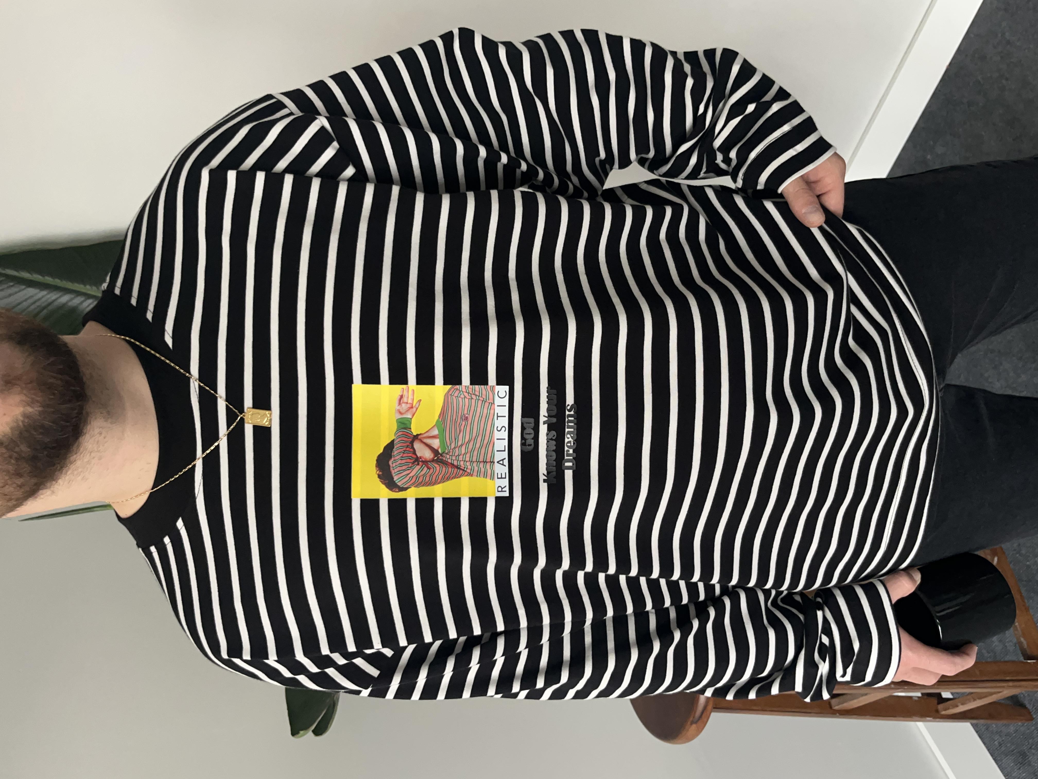 Realistic Çizgili Sweatshirt