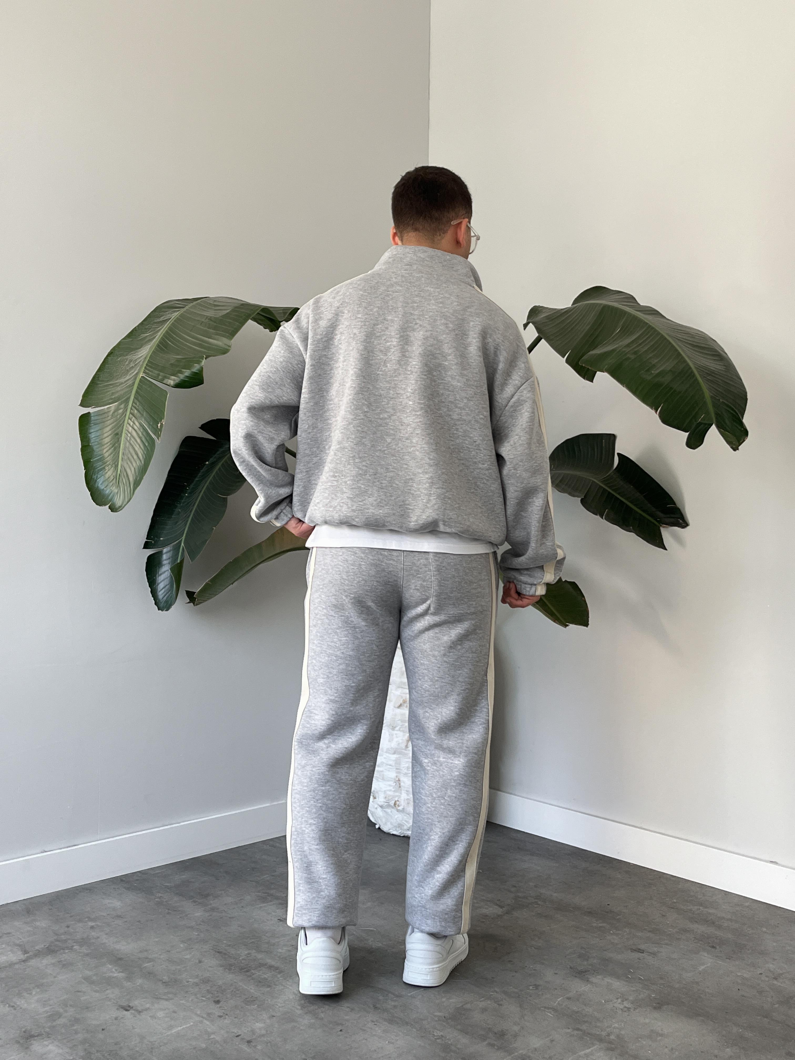 Rush Karmelanj Şeritli Oversize Eşofman Takımı