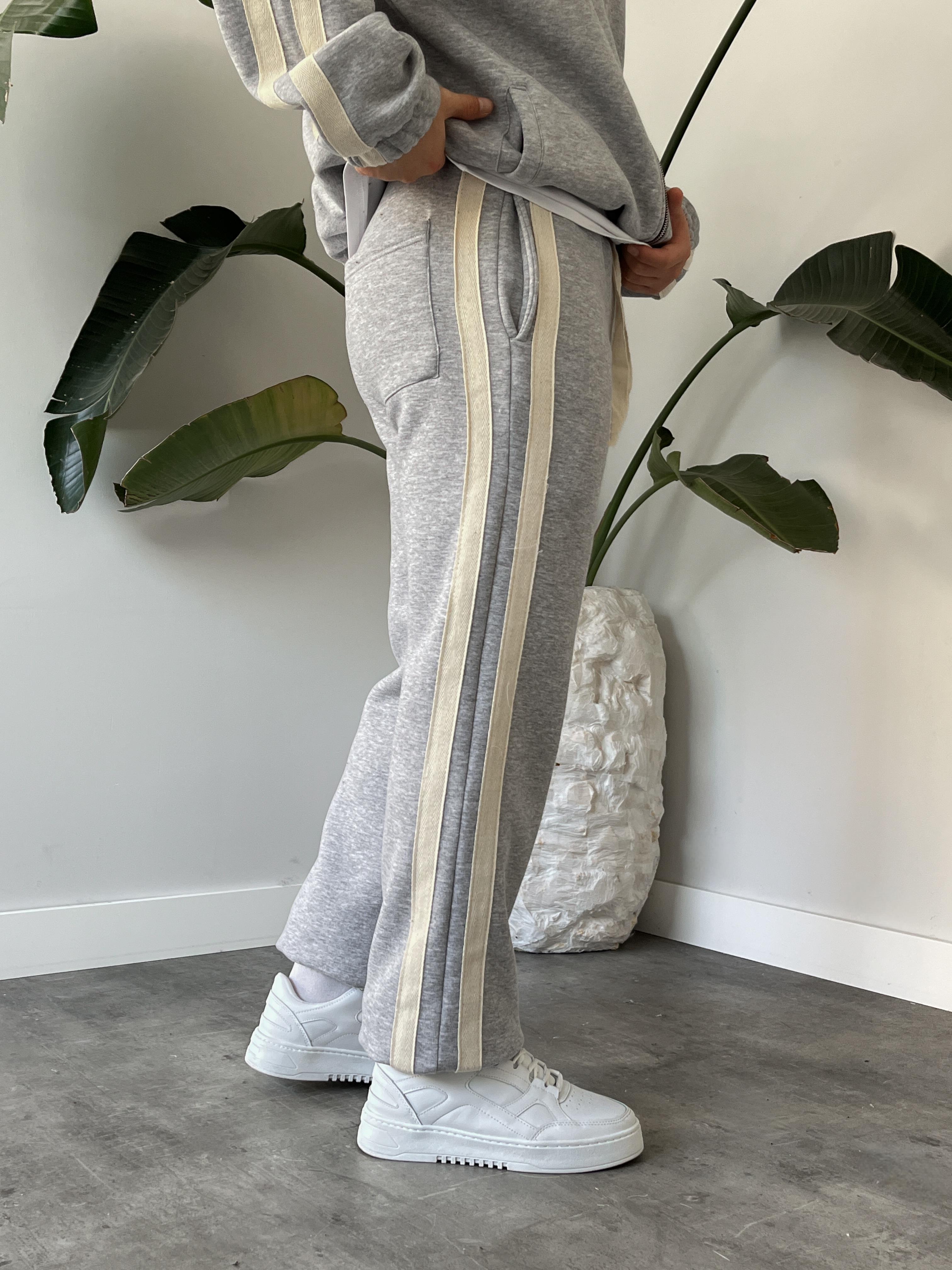 Rush Karmelanj Şeritli Oversize Eşofman Takımı