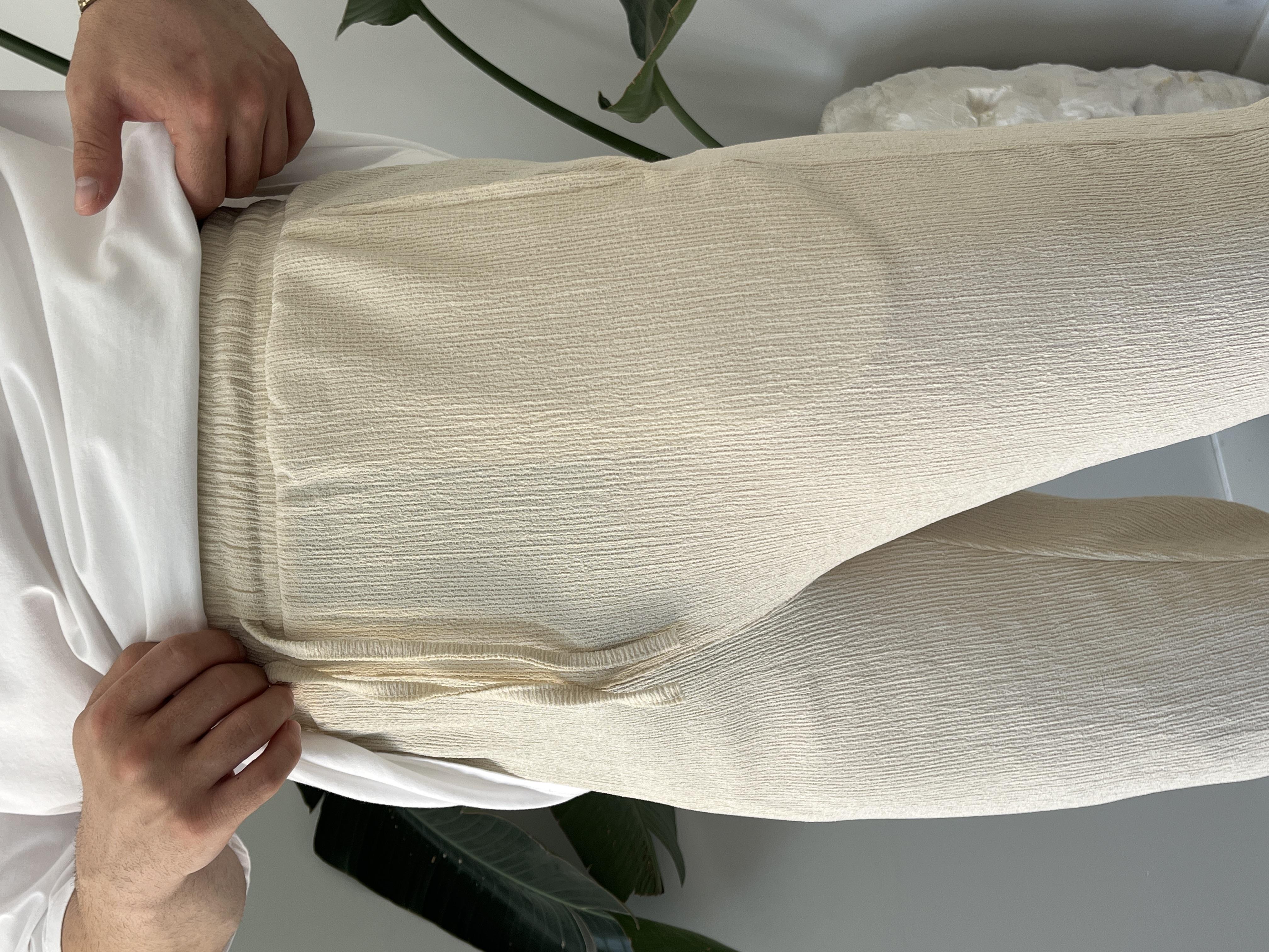 Taş Krinkıl Kumaş Relax Fit Pantolon