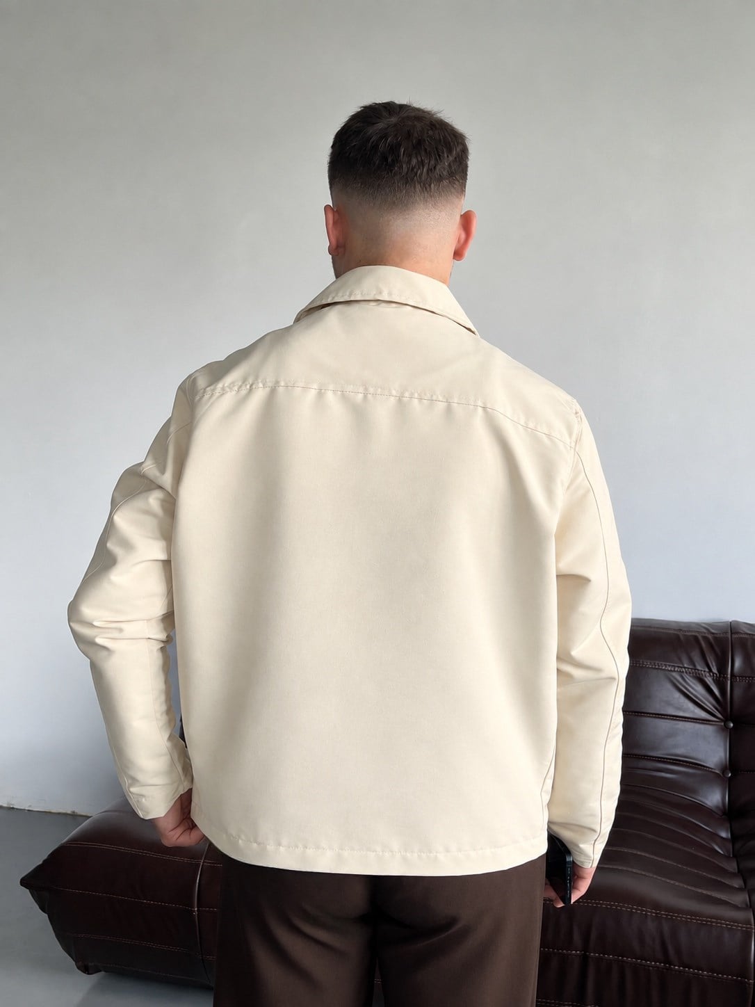 Venzi Krem Casual Ceket
