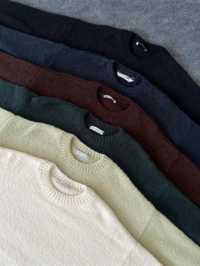 Acı Kahve Elegance Soft Doku Kazak