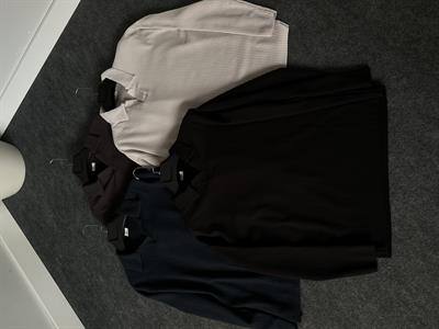 Antrasit Fitilli Polo Yaka Triko Sweat