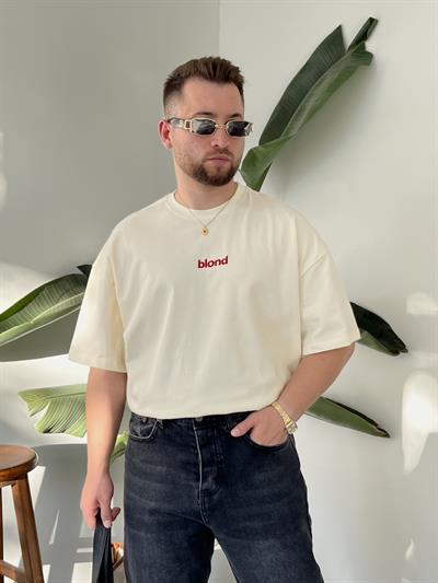 Blond Krem Oversize T-shirt