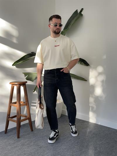 Blond Krem Oversize T-shirt