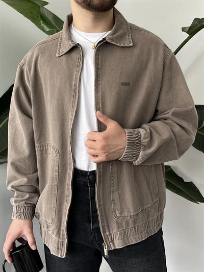 Browners Acid-Wash Bomber Ceket