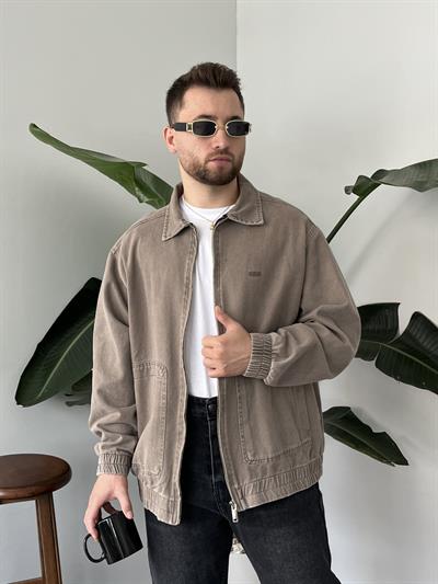 Browners Acid-Wash Bomber Ceket