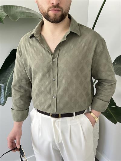 Çağla Casual Desenli Gömlek